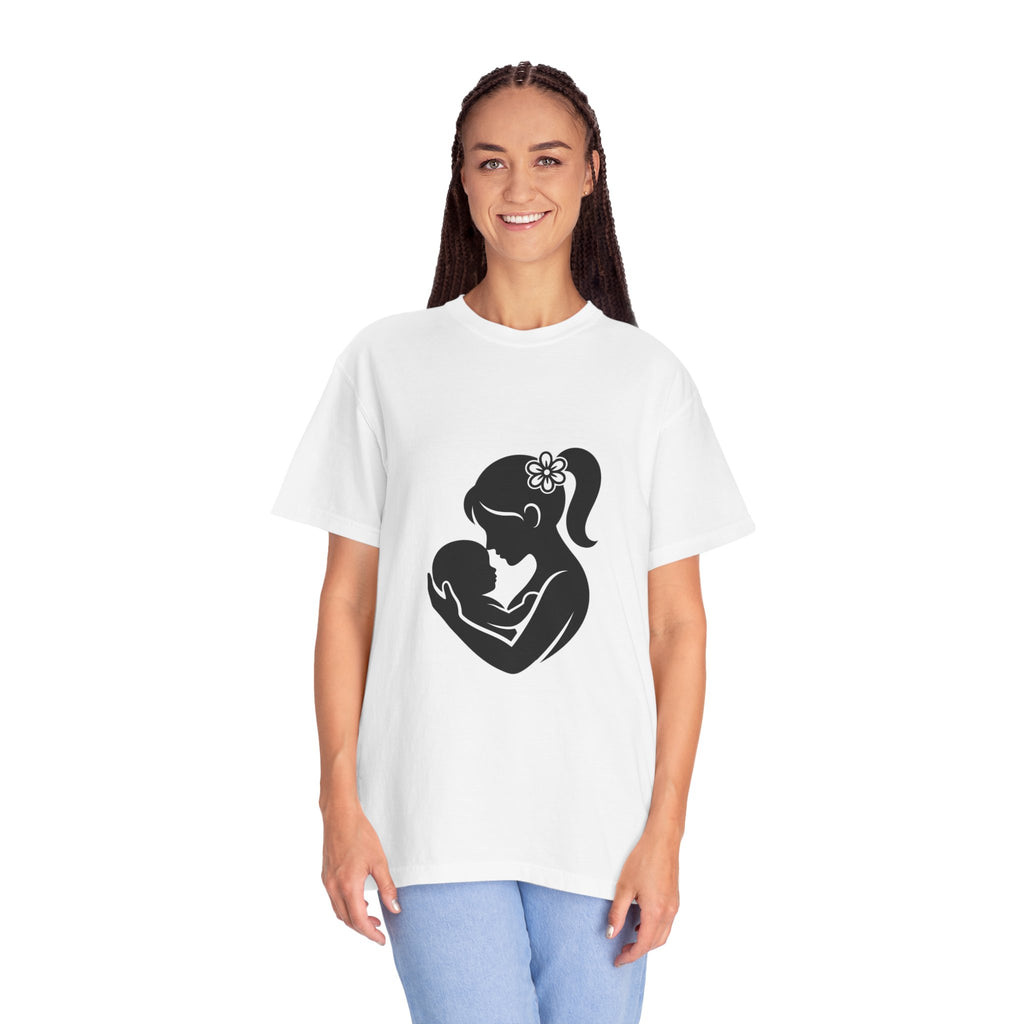 Mom and Baby Silhouette T-Shirt — Nursing & New Mom Gift