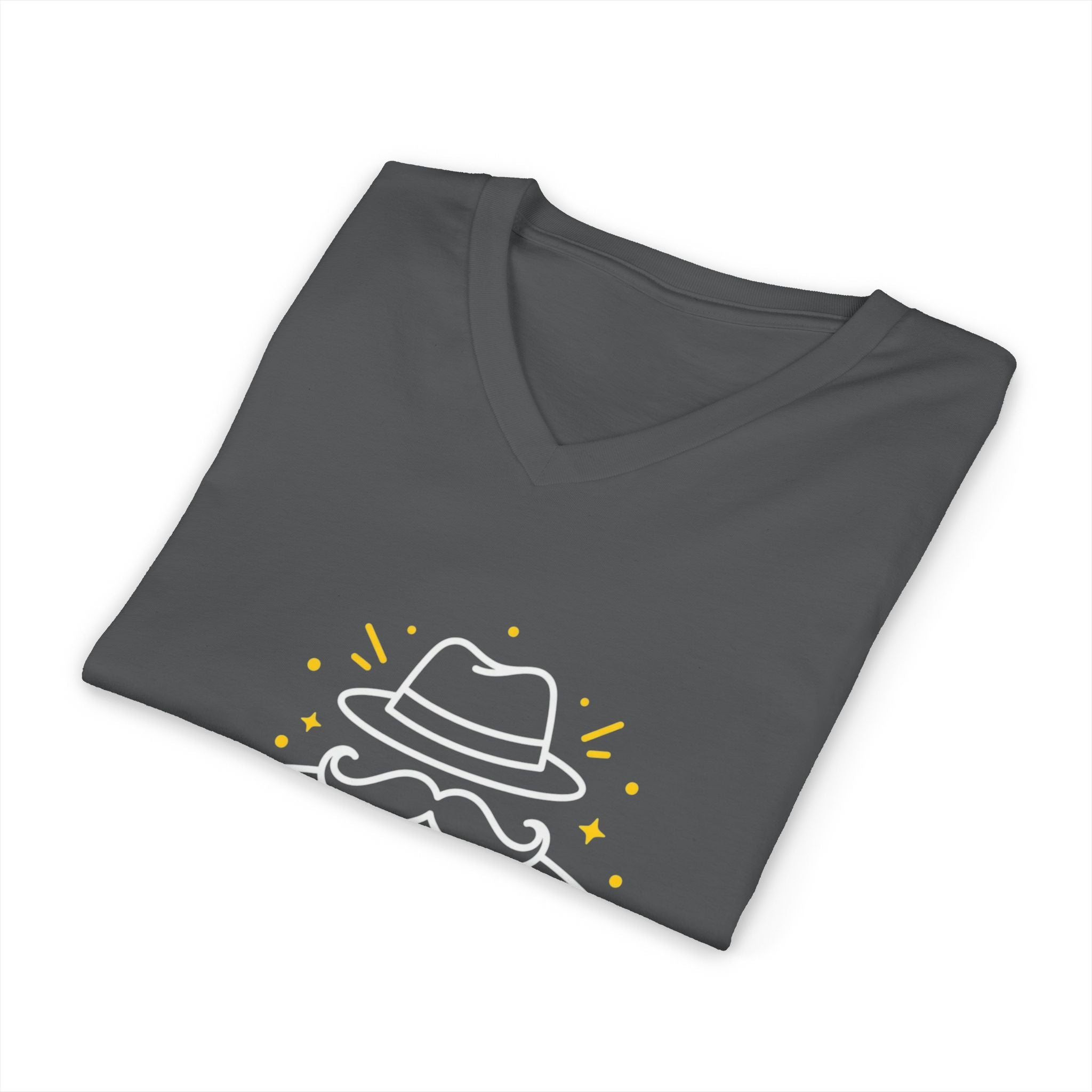 V-Ausschnitt-T-Shirt