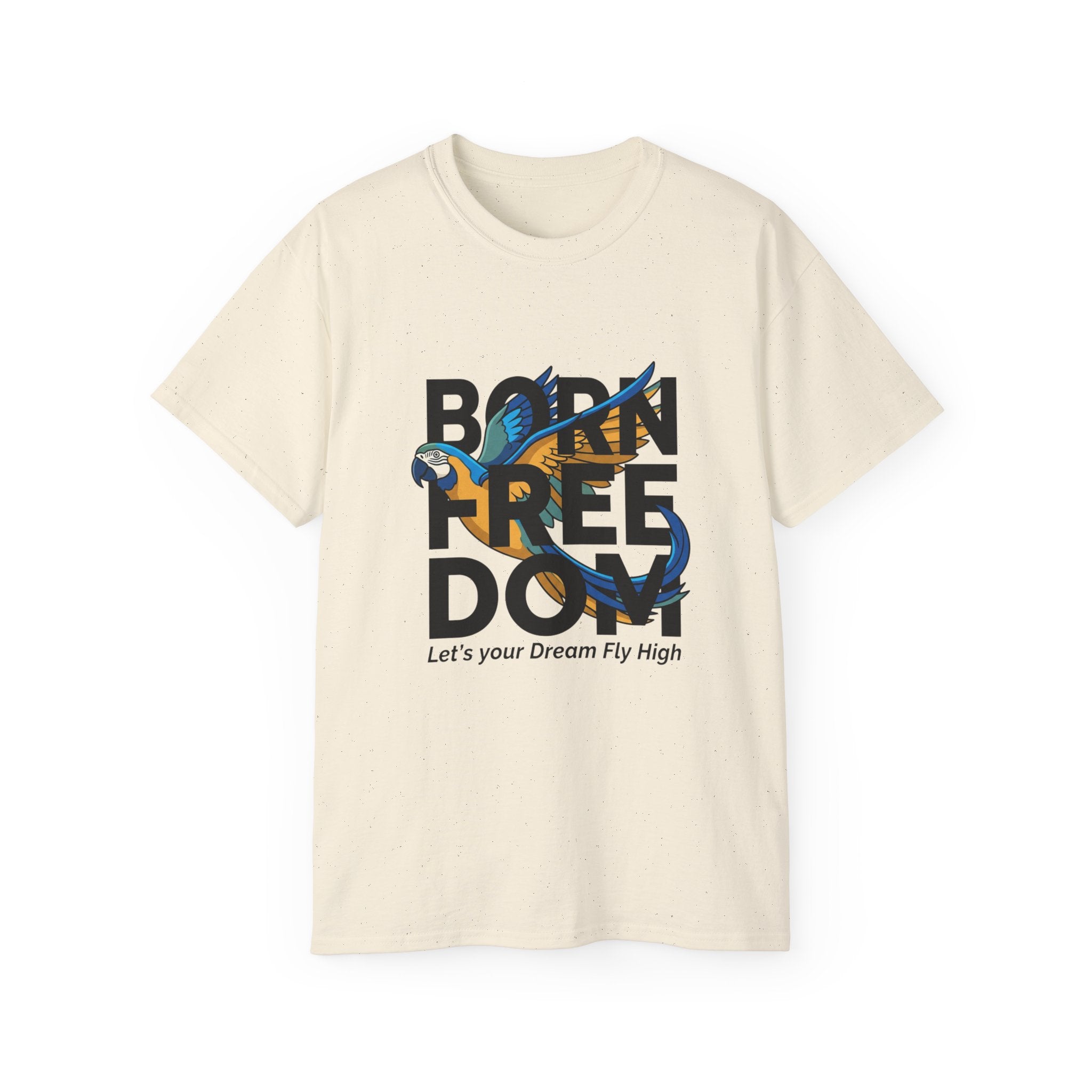 Eagle Graphic "Let’s Your Dream Fly High" Inspirational Tee