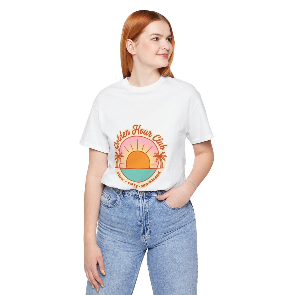 Golden Hour Club Tee | summer aesthetic, coastal vibes