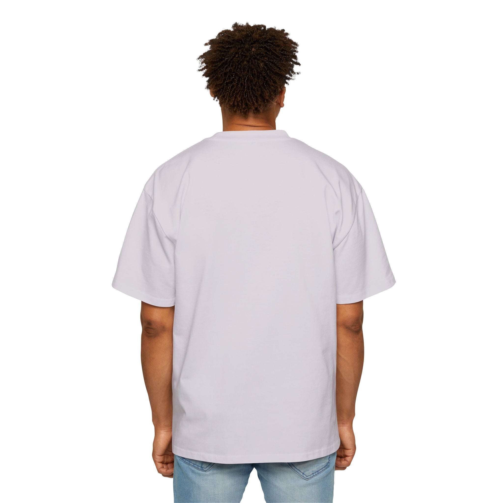 Ausgemustertes Oversized Baumwoll-T-Shirt
