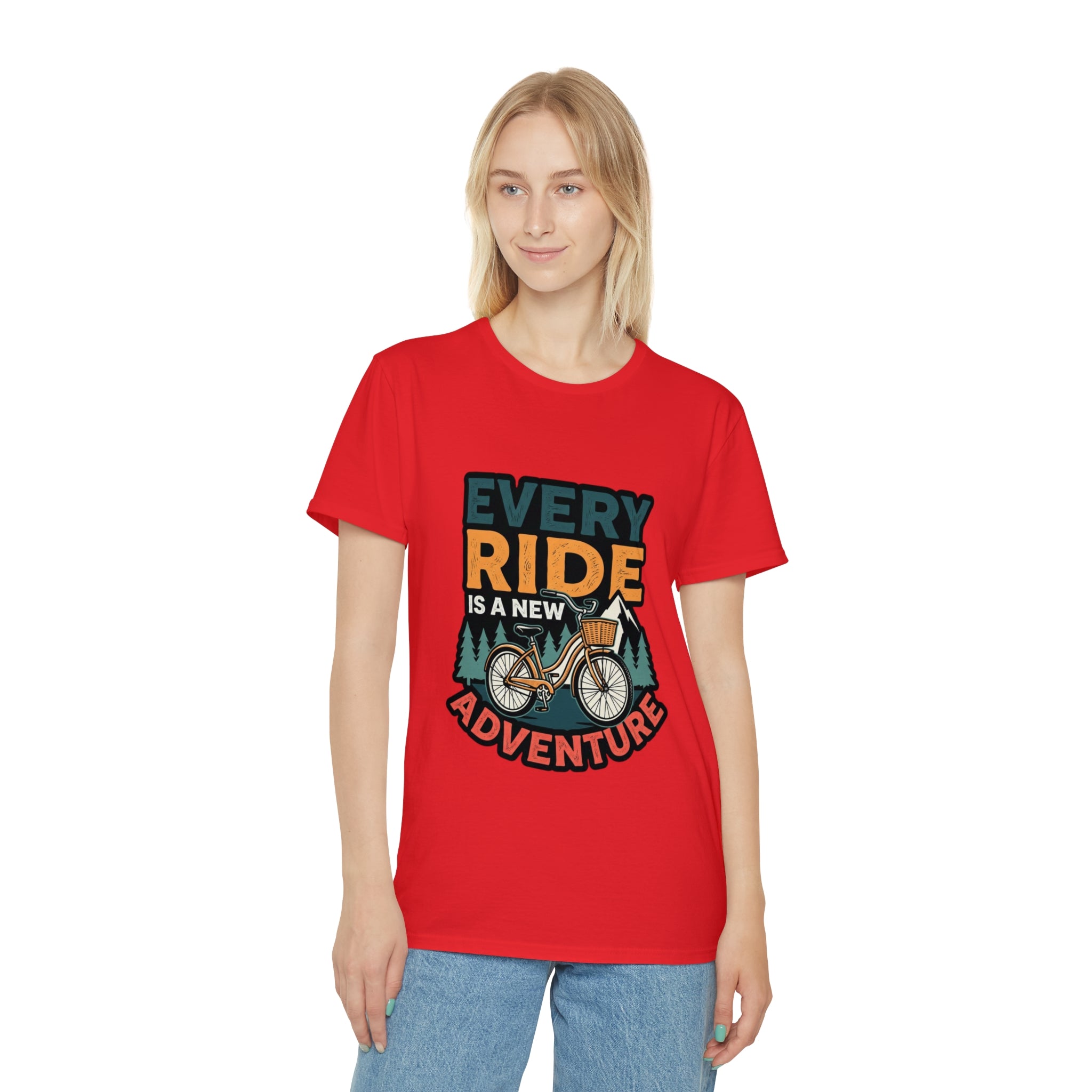 Every Ride Is a New Adventure T-Shirt — Bicycle Camping Outdoor Tee