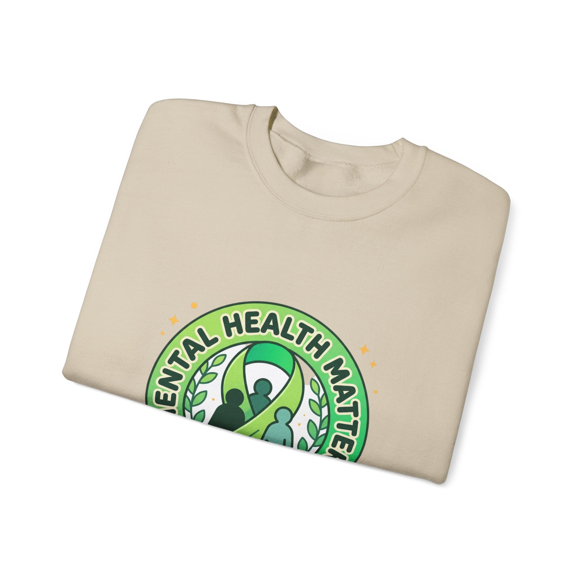 Mental Health Matters Sweatshirt | Trage grüne Schleife zur Sensibilisierung, Selbstfürsorge