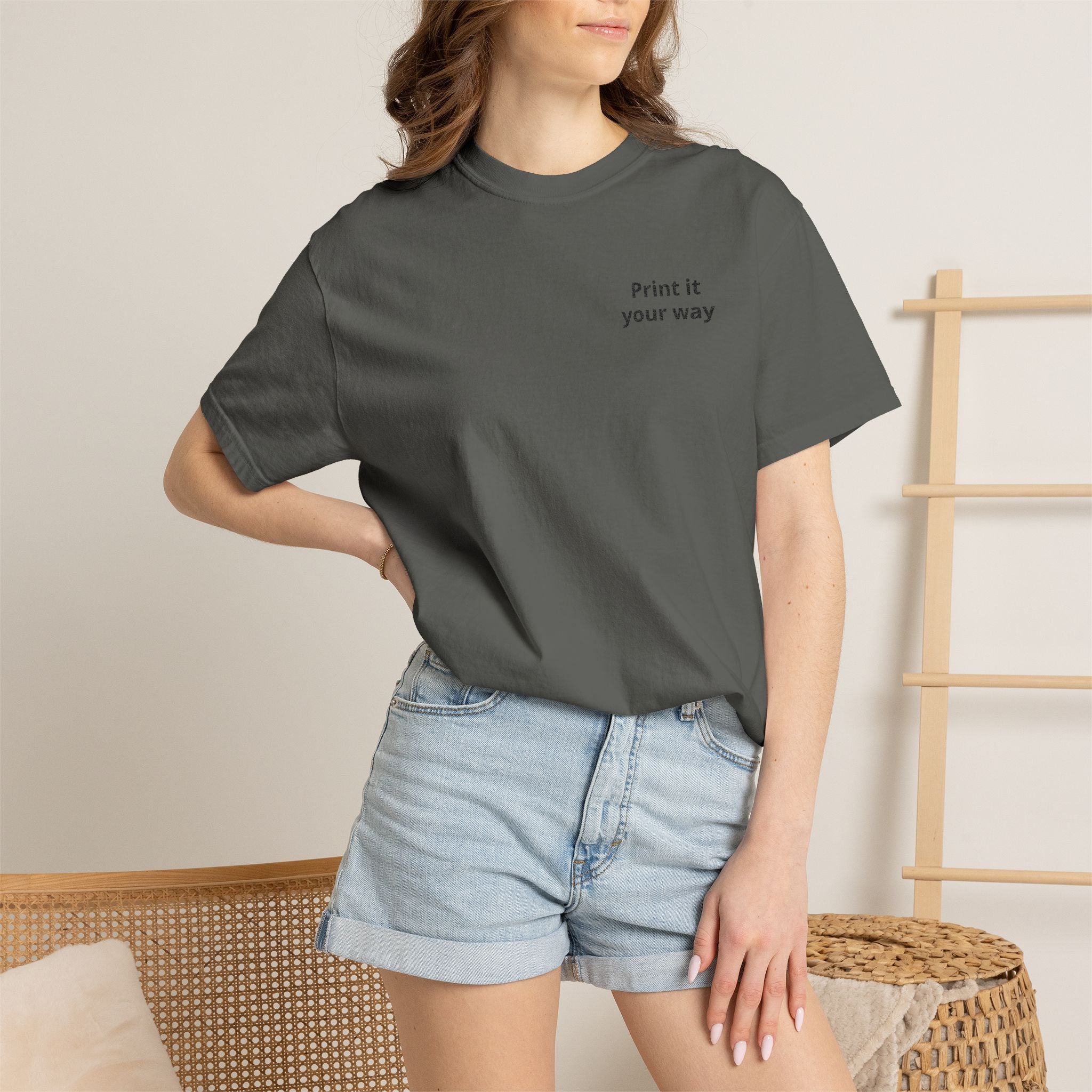 Minimalist "Print It Your Way" T-Shirt