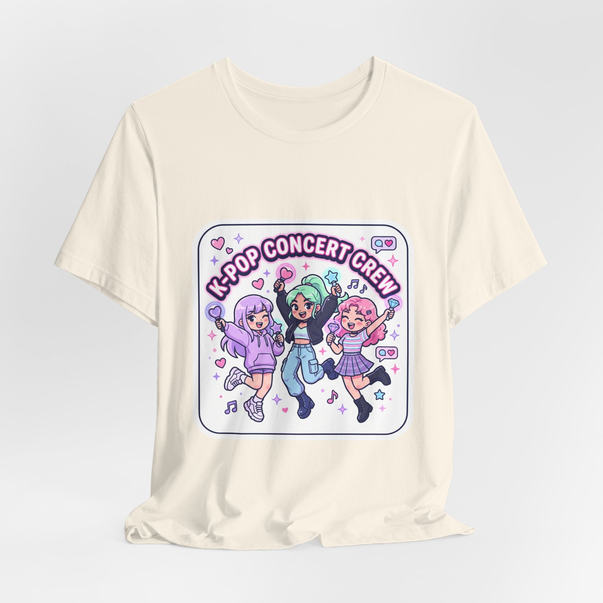 K-Pop Konzert Crew T-Shirt | K-Pop Fan, Lightstick, Bias
