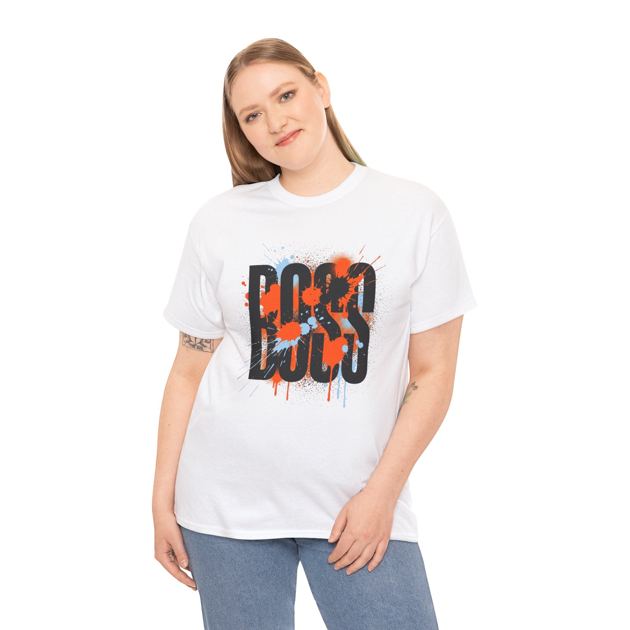 BOSS Graffiti Tee – Street Art Graphic T-Shirt