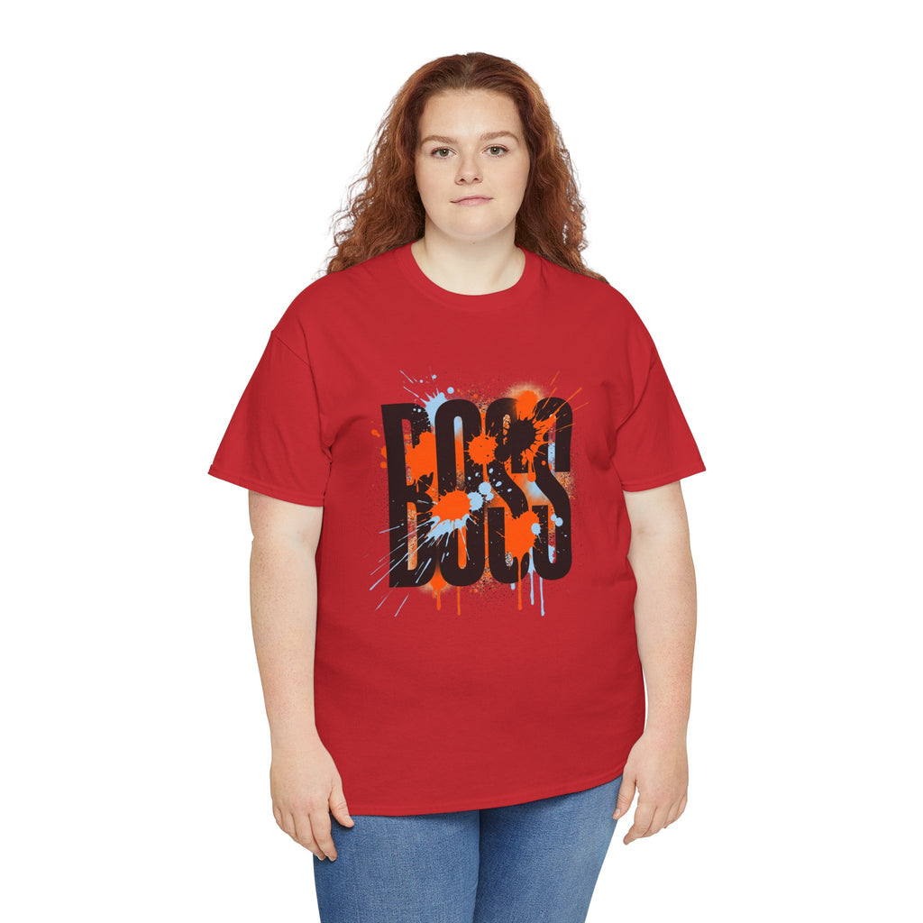 BOSS Graffiti Tee – Street Art Graphic T-Shirt