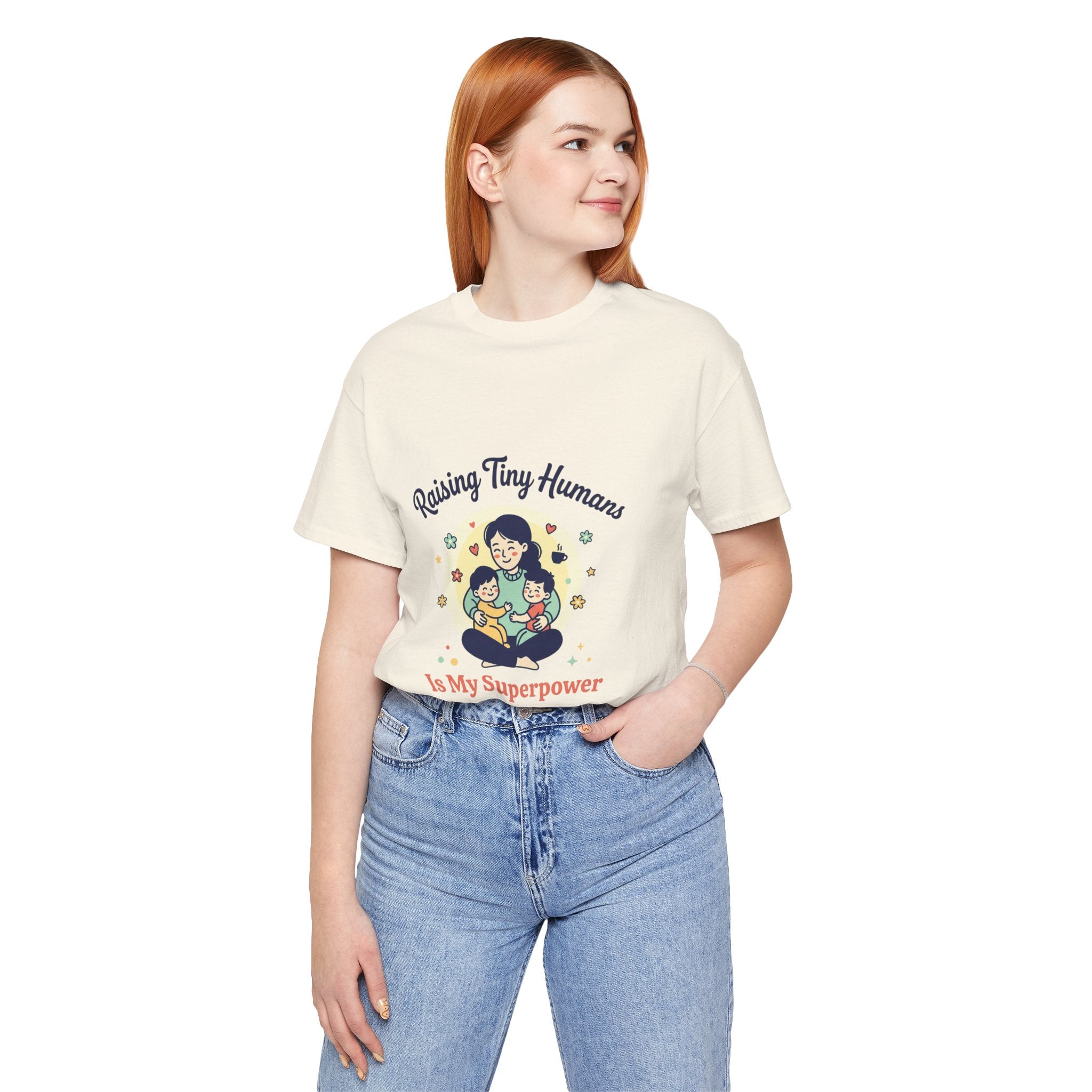 T-Shirt Kleine Menschen aufziehen | Muttertag, Mama-Leben, sentimental