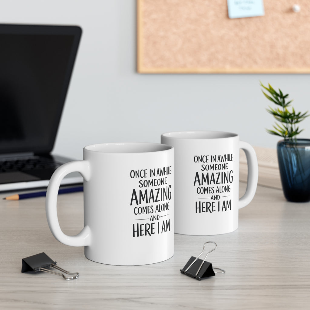 Lustige Keramiktasse