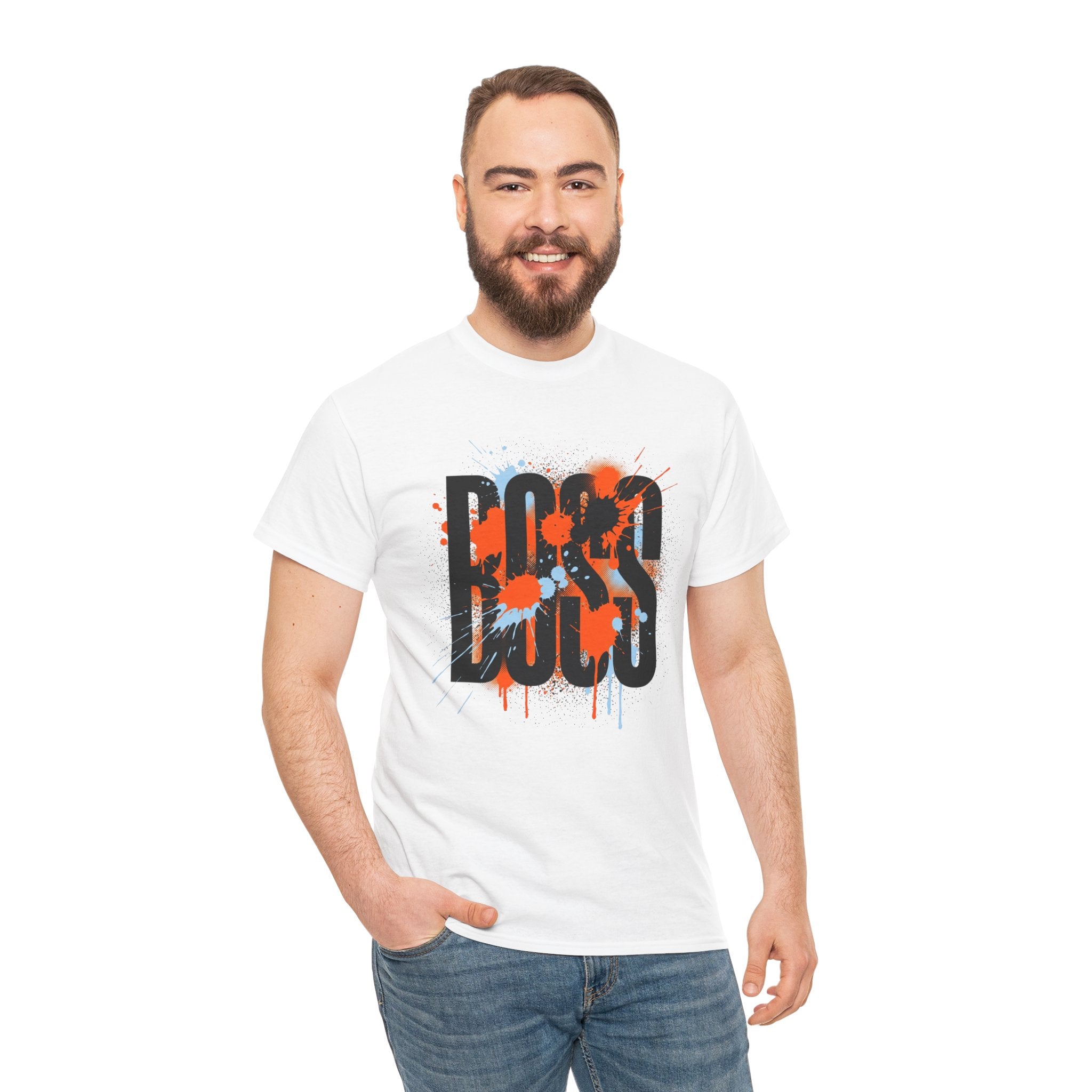 BOSS Graffiti Tee – Street Art Graphic T-Shirt