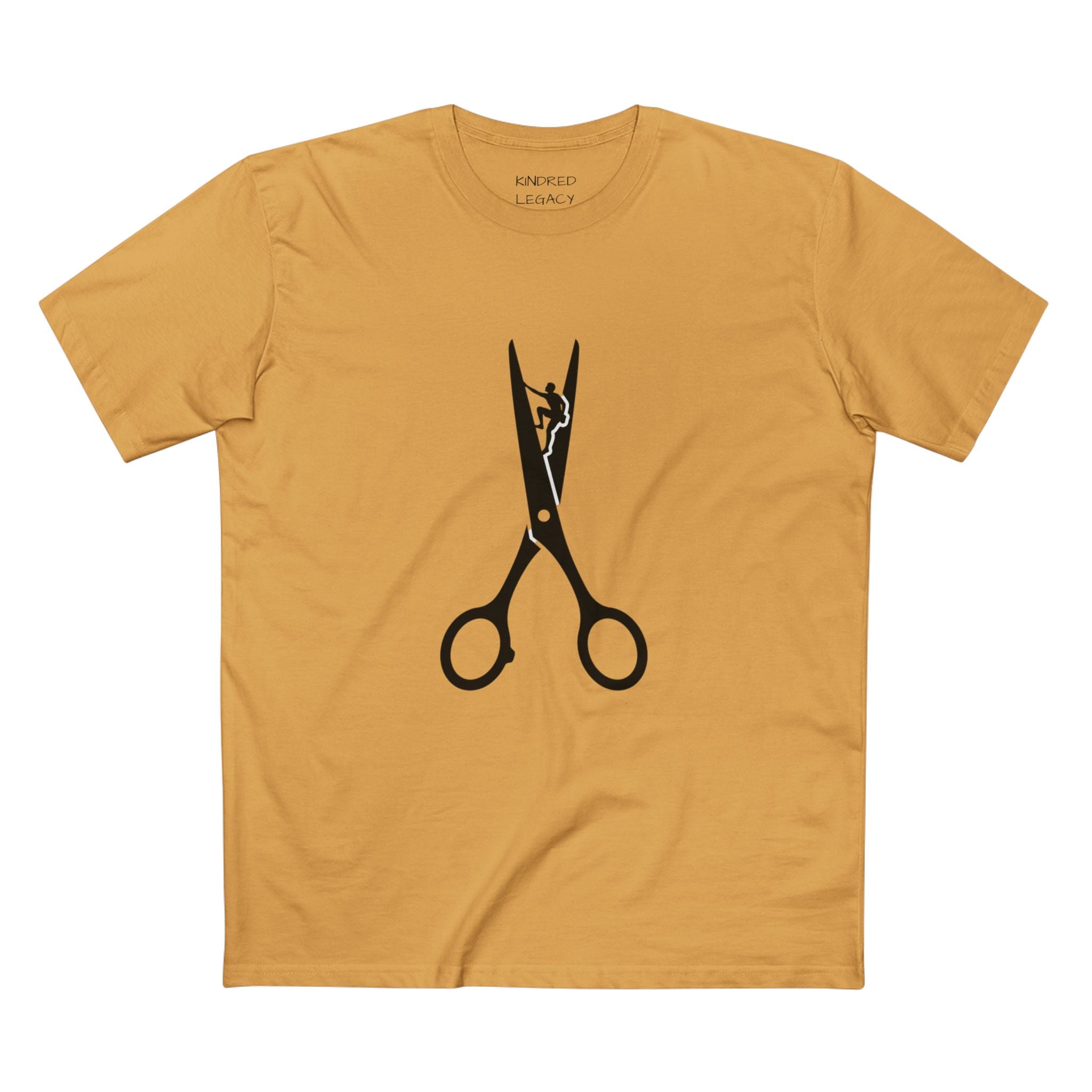 Scissors Graphic Tee — Barber & Stylist Haircut Shirt
