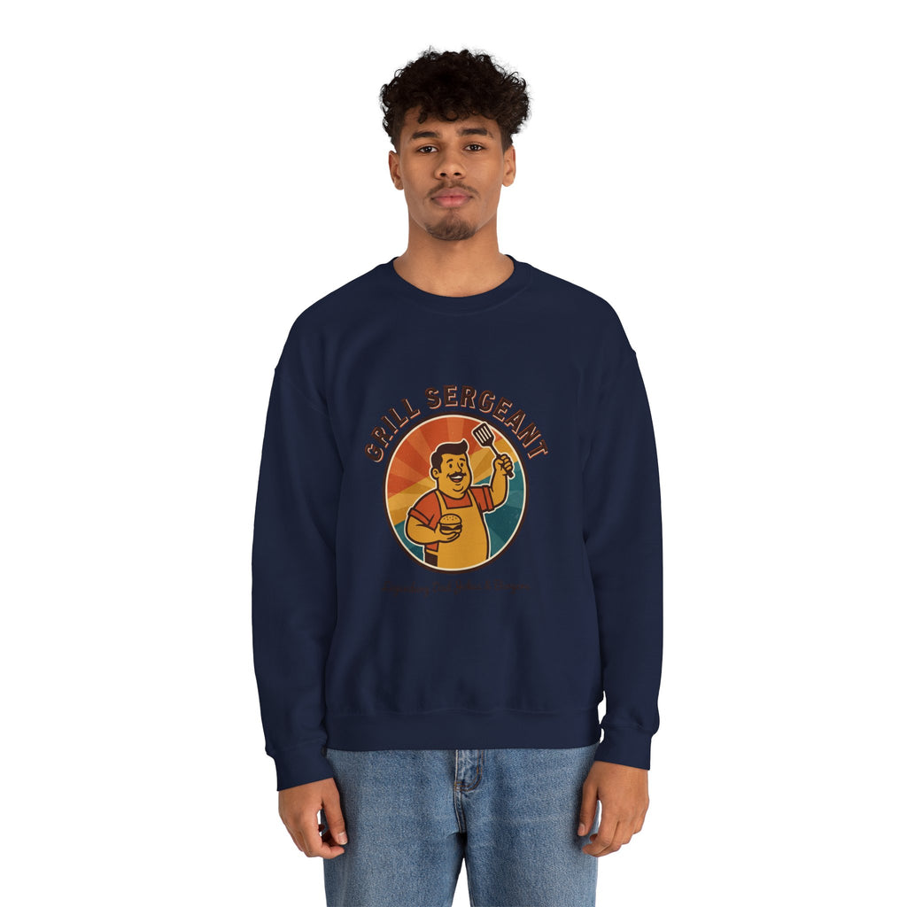 Grill Sergeant Sweatshirt | Father’s Day, Retro Outdoorsy Dad