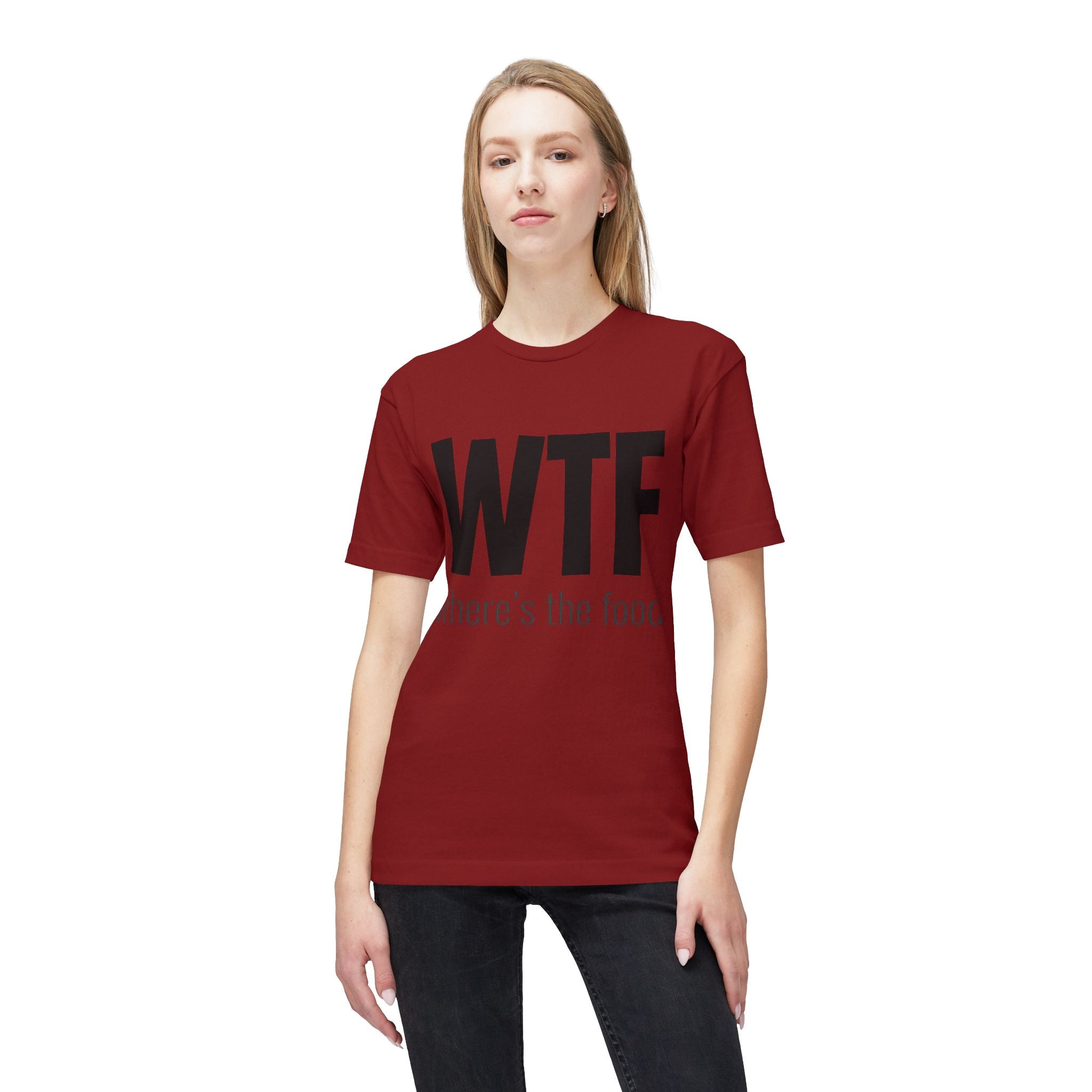 WTF "Where's the Food" Graphic T-Shirt — Funny Foodie Tee