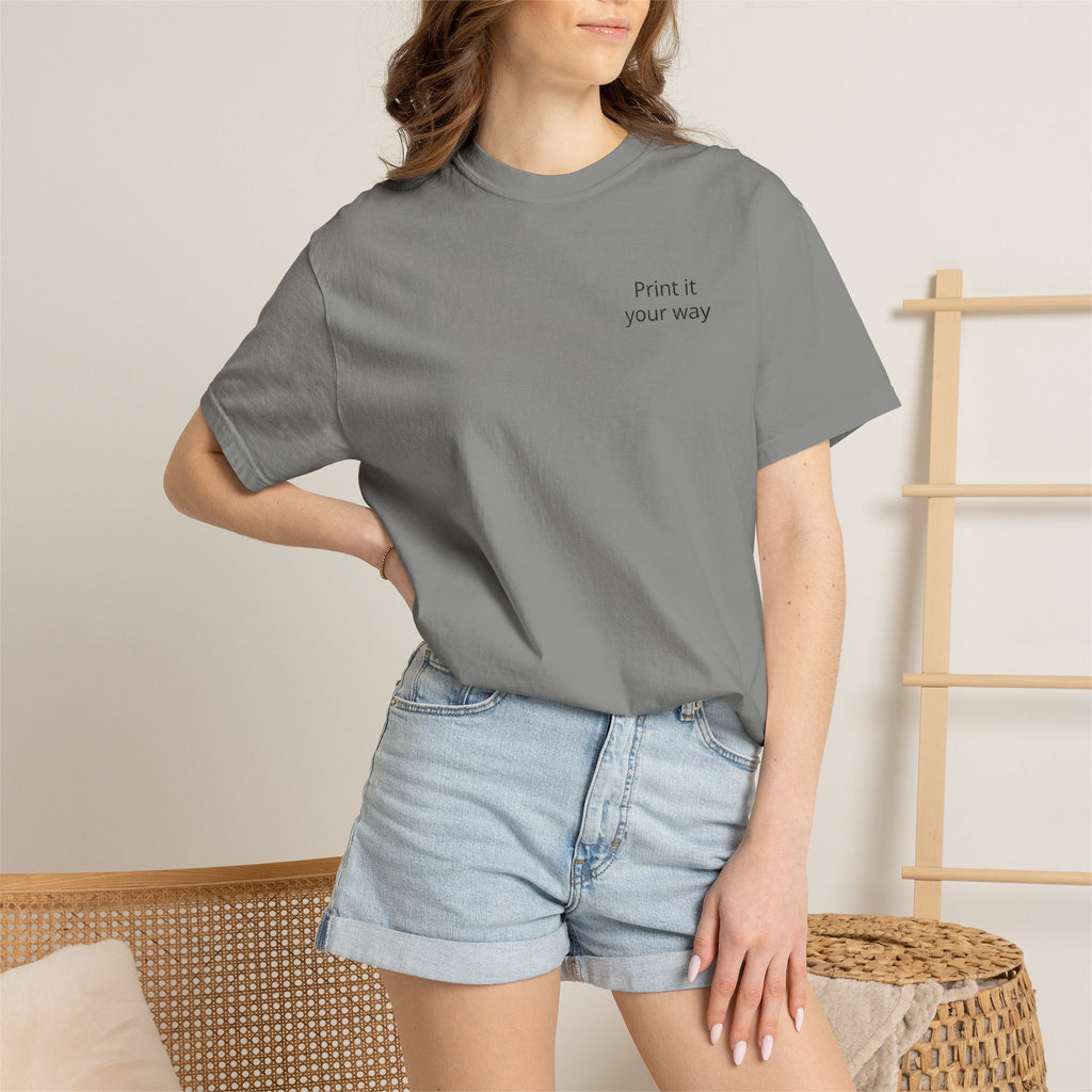 Minimalist "Print It Your Way" T-Shirt
