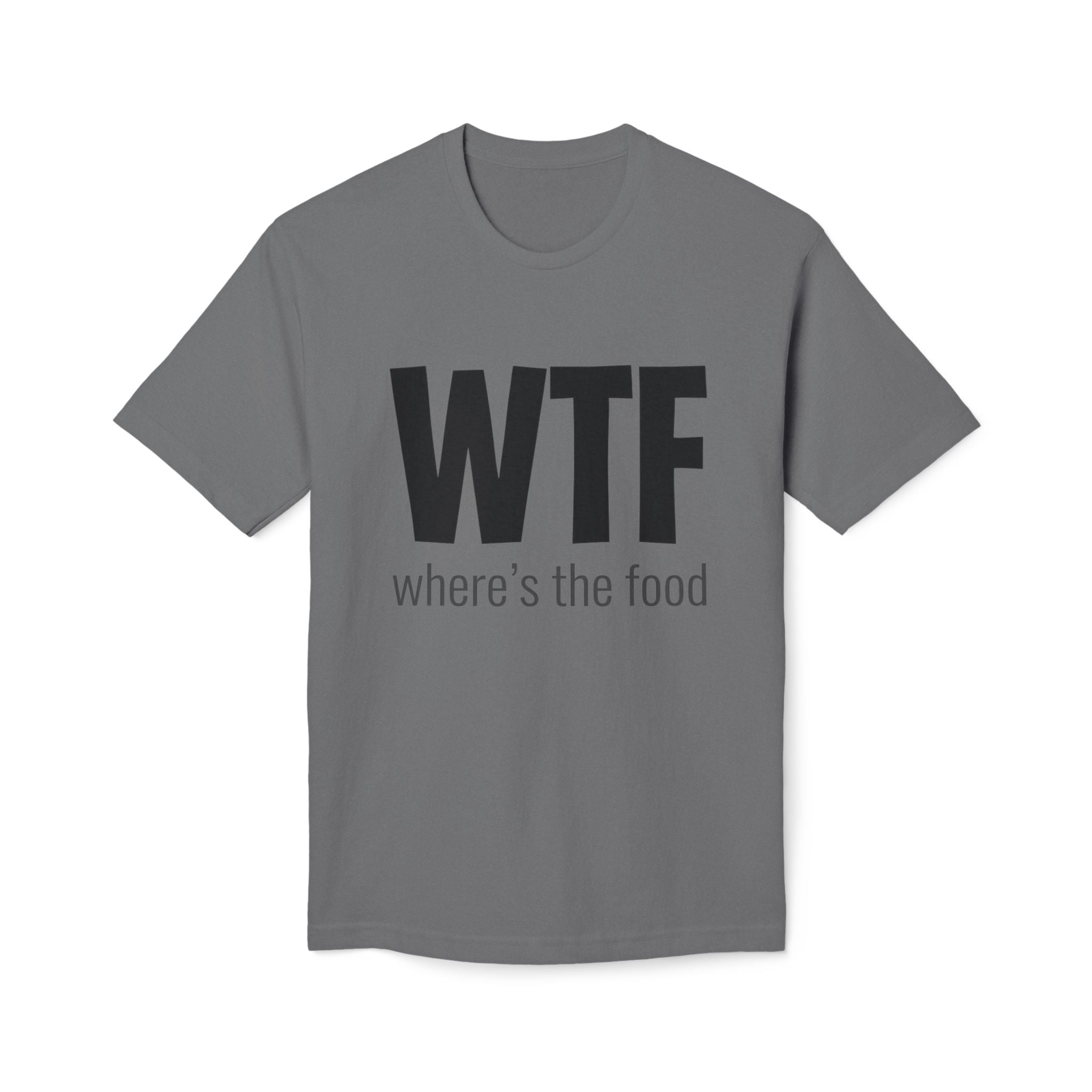WTF "Where's the Food" Graphic T-Shirt — Funny Foodie Tee