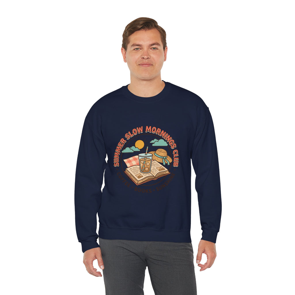 Crewneck-Sweatshirt „Lange Sommermorgen“.