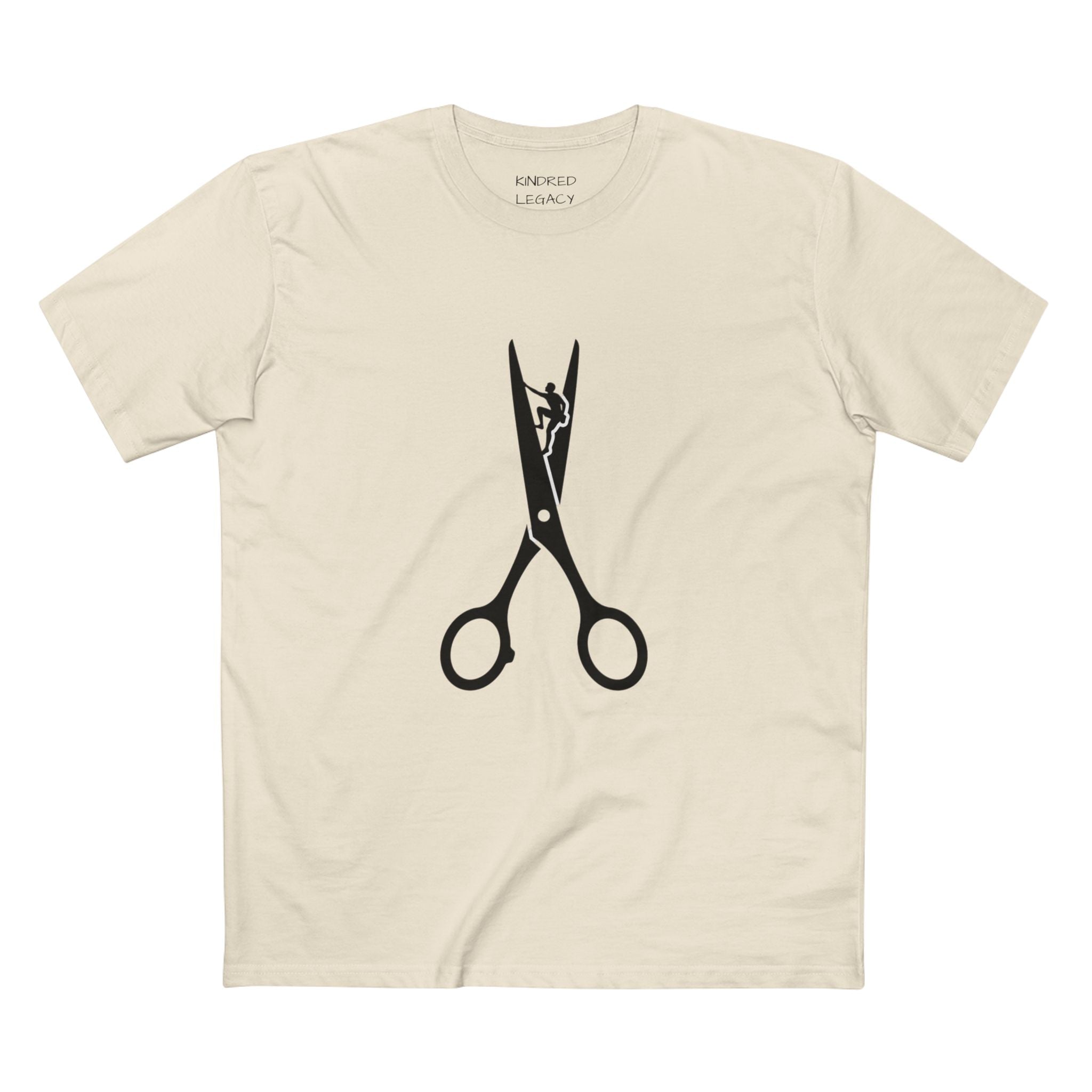 Scissors Graphic Tee — Barber & Stylist Haircut Shirt