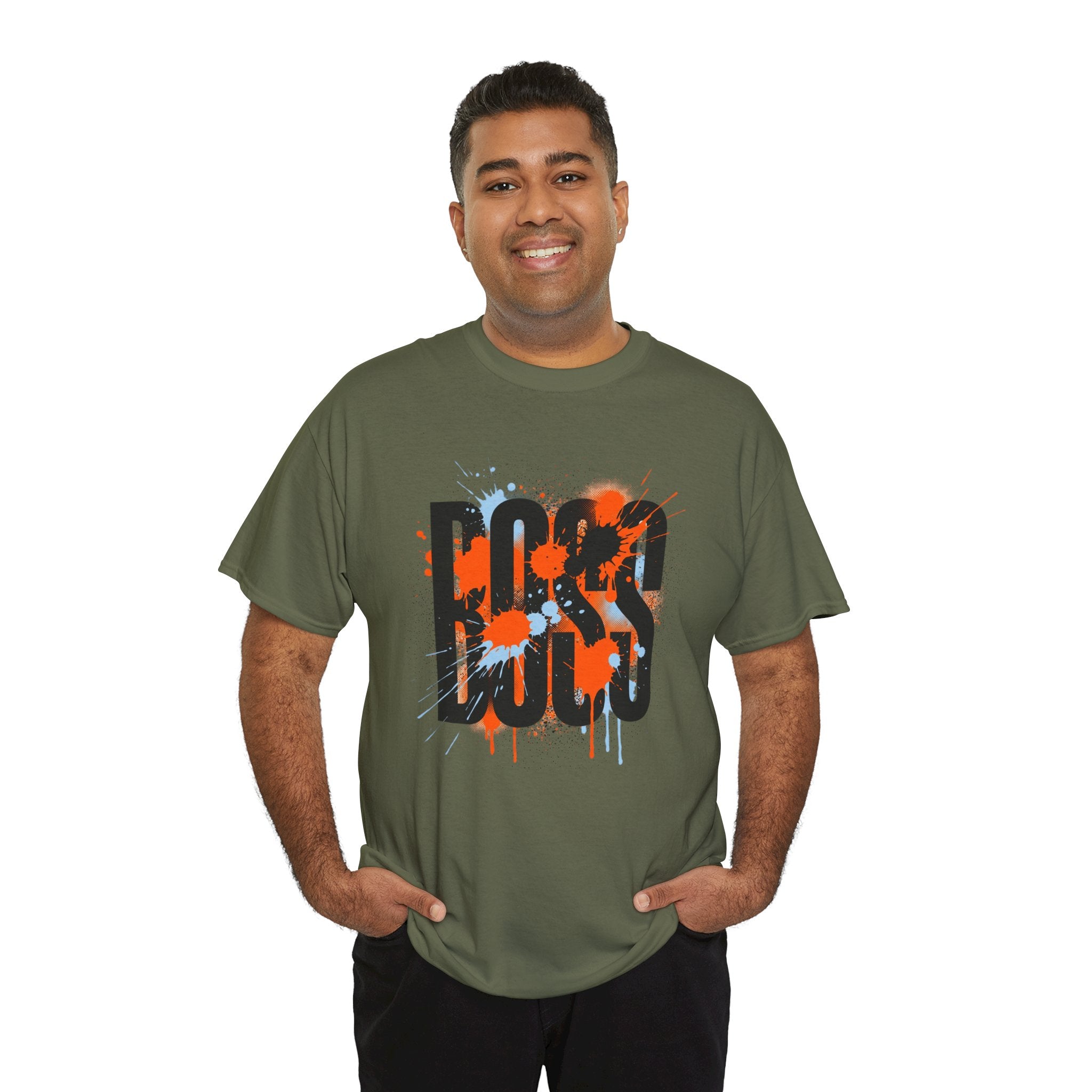 BOSS Graffiti Tee – Street Art Graphic T-Shirt