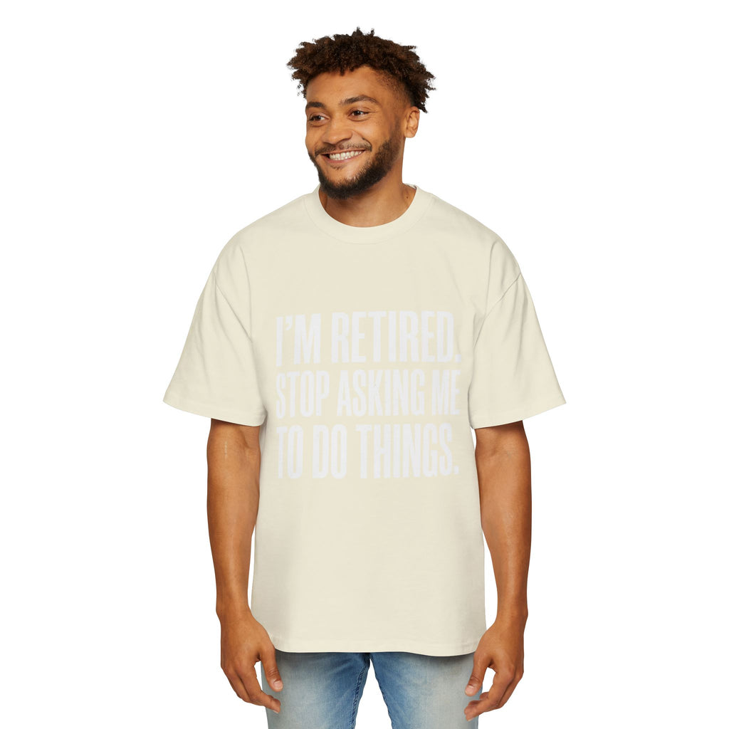 Ausgemustertes Oversized Baumwoll-T-Shirt