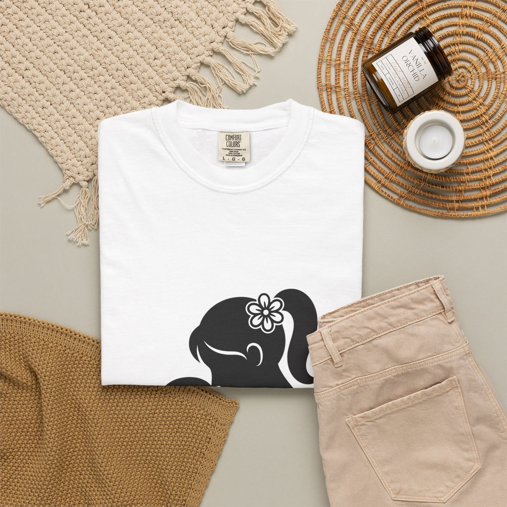 Mom and Baby Silhouette T-Shirt — Nursing & New Mom Gift