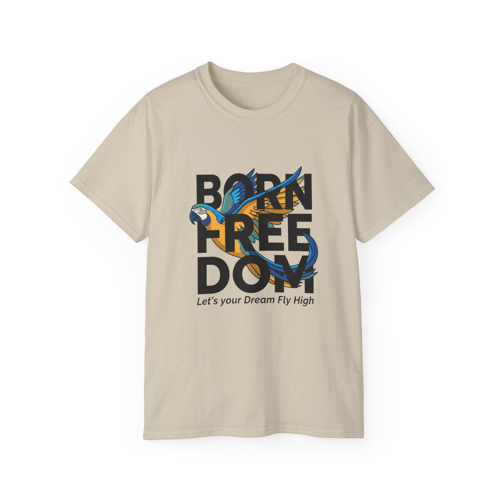 Eagle Graphic "Let’s Your Dream Fly High" Inspirational Tee