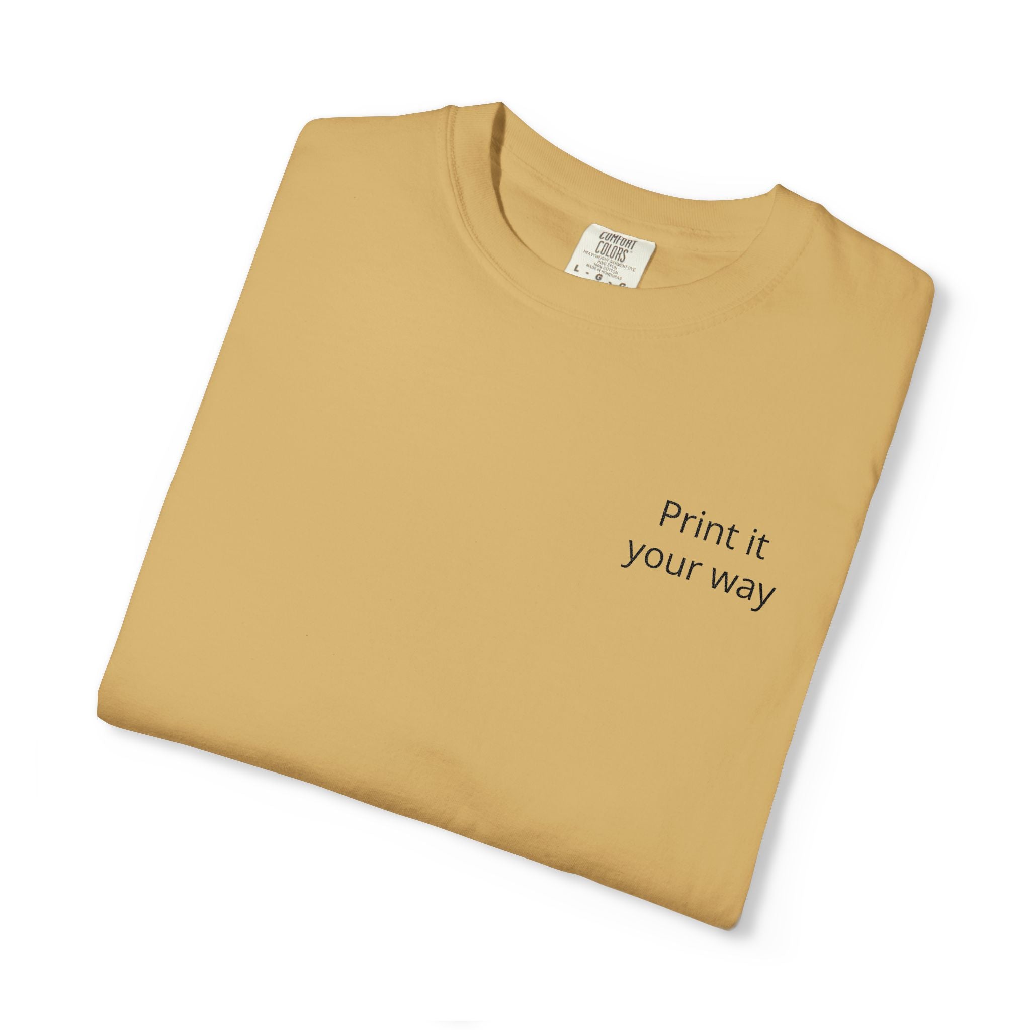 Minimalist "Print It Your Way" T-Shirt