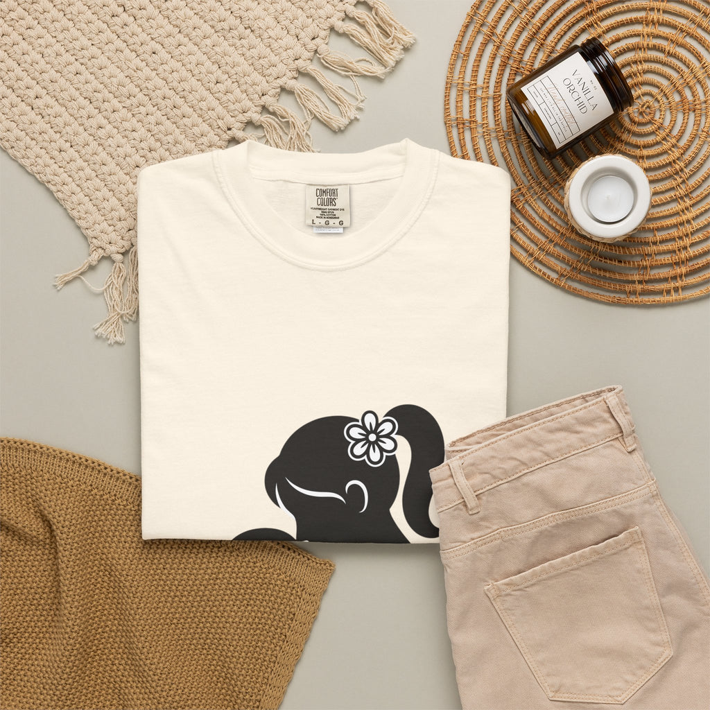 Mom and Baby Silhouette T-Shirt — Nursing & New Mom Gift