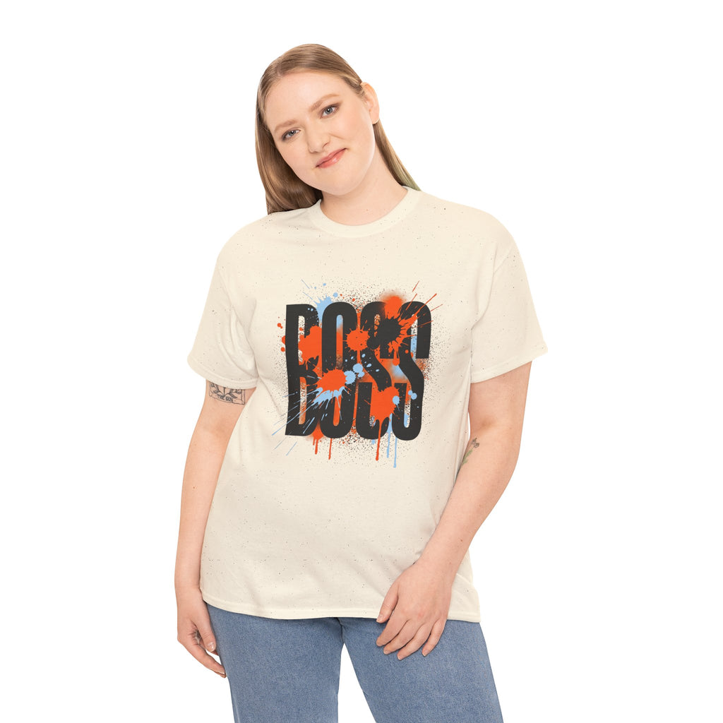 BOSS Graffiti Tee – Street Art Graphic T-Shirt