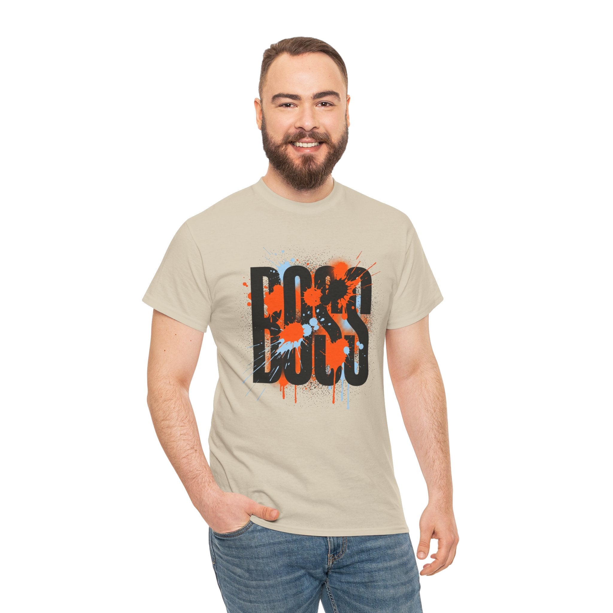 BOSS Graffiti Tee – Street Art Graphic T-Shirt