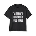 Ausgemustertes Oversized Baumwoll-T-Shirt