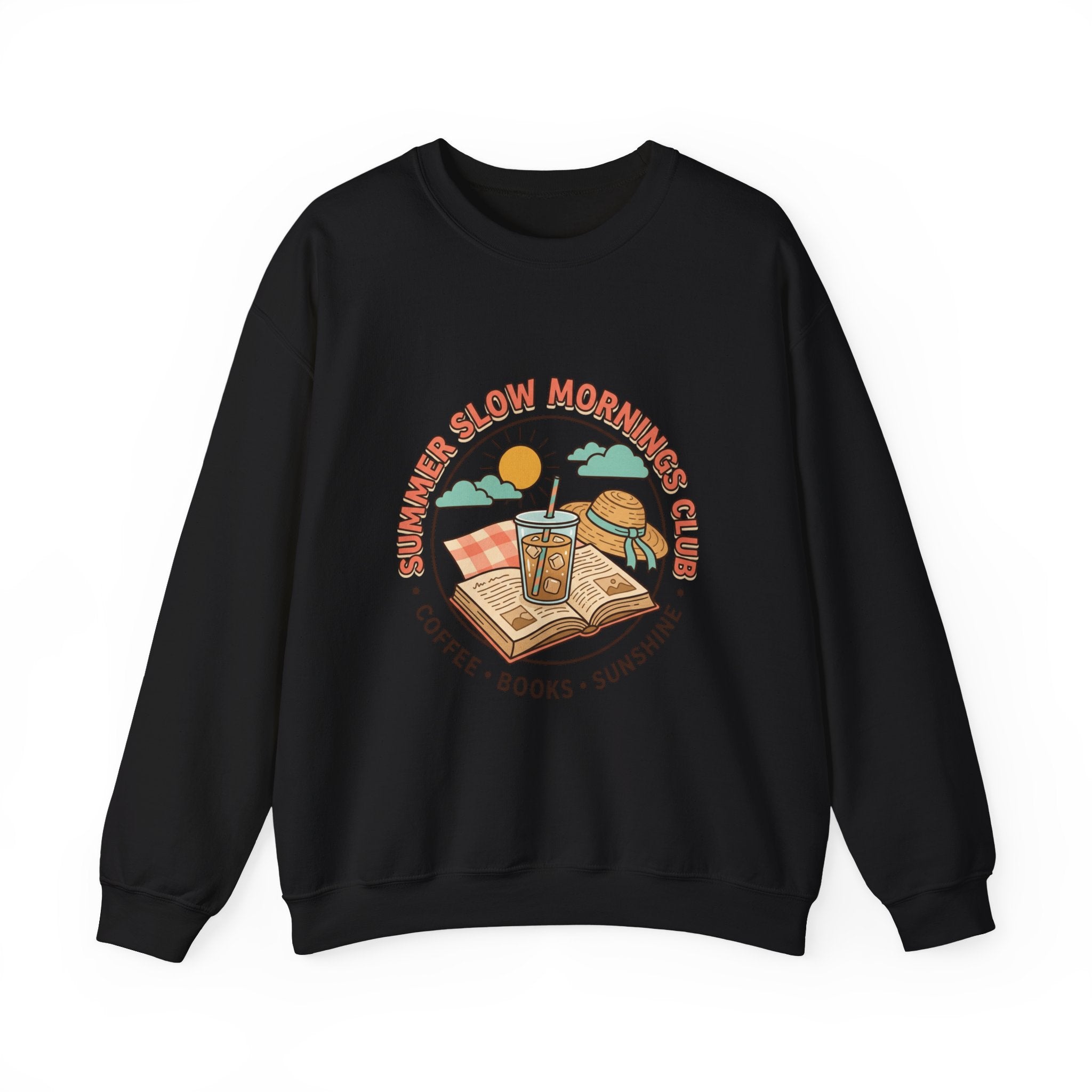 Crewneck-Sweatshirt „Lange Sommermorgen“.