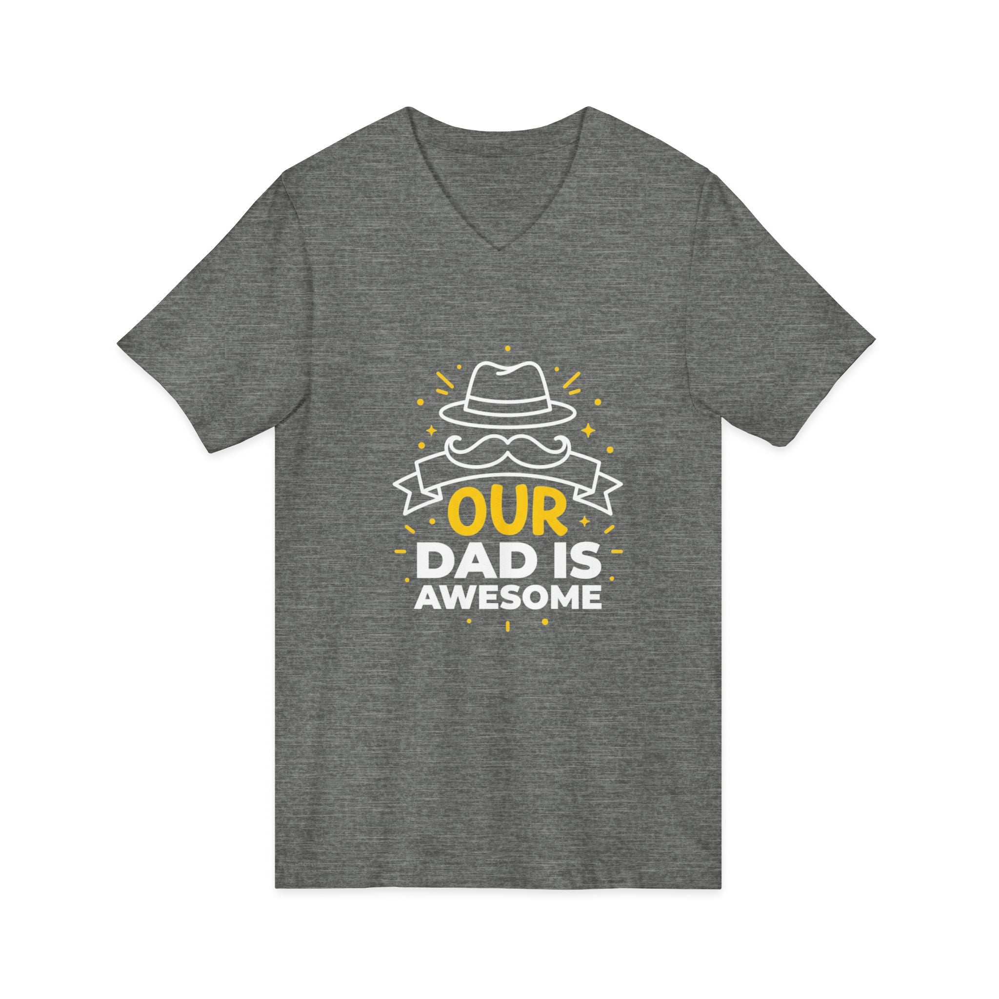 V-Ausschnitt-T-Shirt