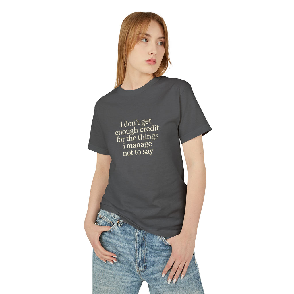 Garment-Dyed Heavyweight Cotton Graphic T‑Shirt