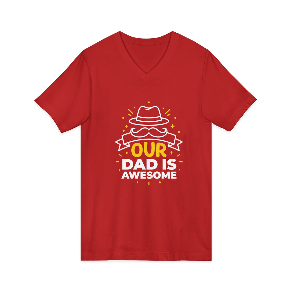 V-Ausschnitt-T-Shirt