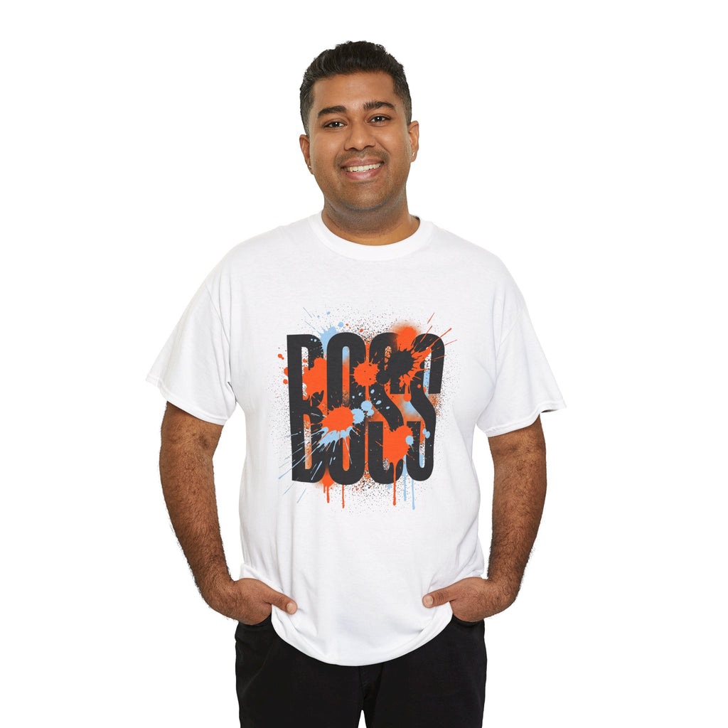 BOSS Graffiti Tee – Street Art Graphic T-Shirt