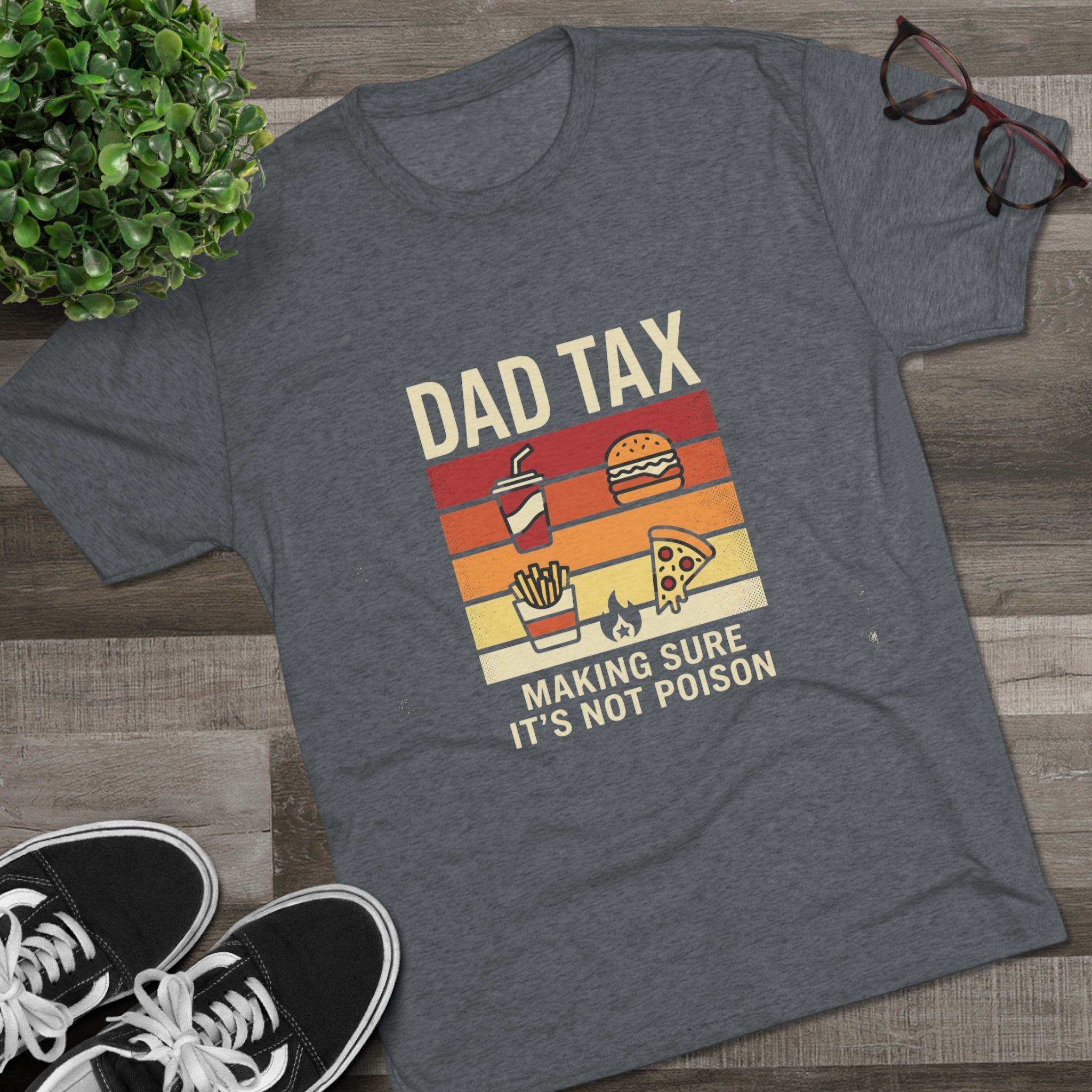 Papa-Steuer T-Shirt – Lustiges Retro-Food-Design