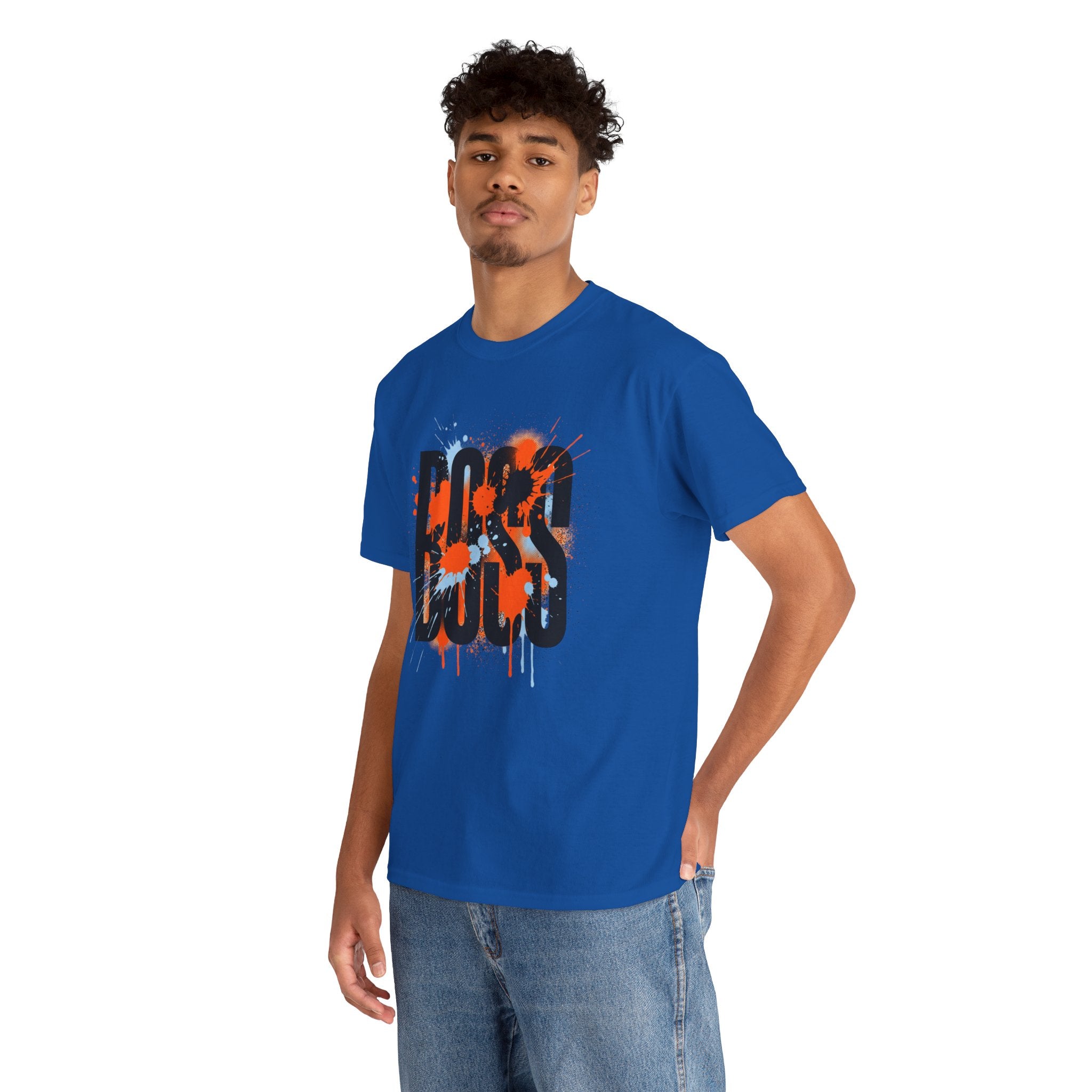 BOSS Graffiti Tee – Street Art Graphic T-Shirt