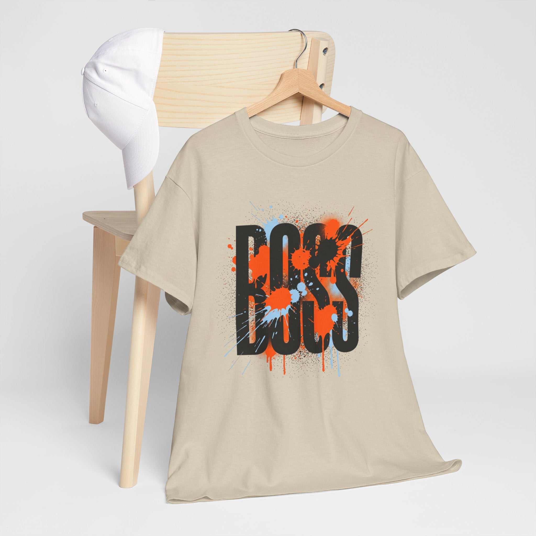 BOSS Graffiti Tee – Street Art Graphic T-Shirt