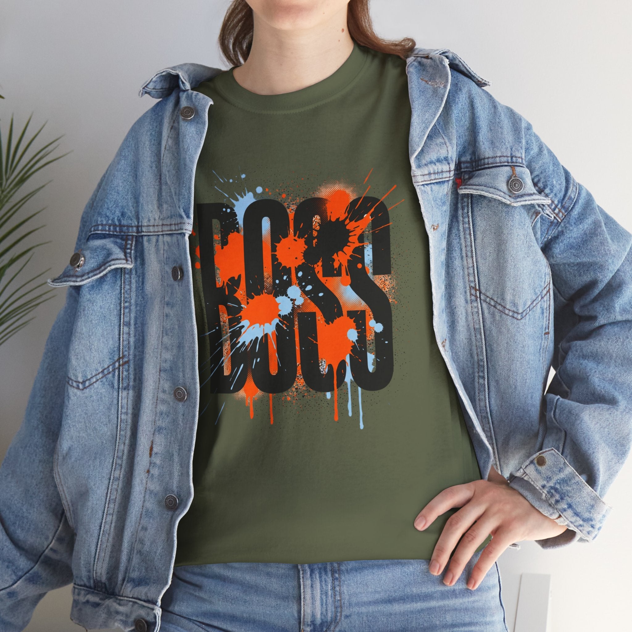 BOSS Graffiti Tee – Street Art Graphic T-Shirt