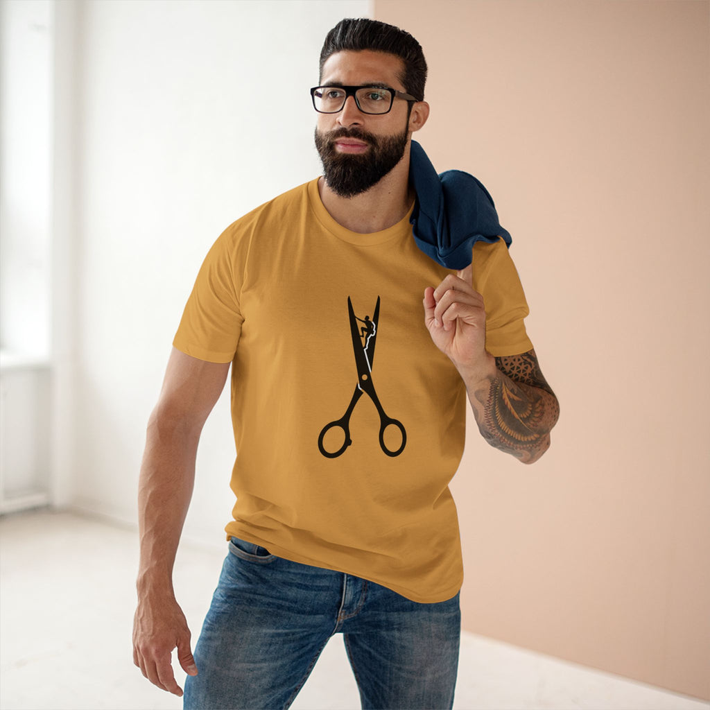 Scissors Graphic Tee — Barber & Stylist Haircut Shirt