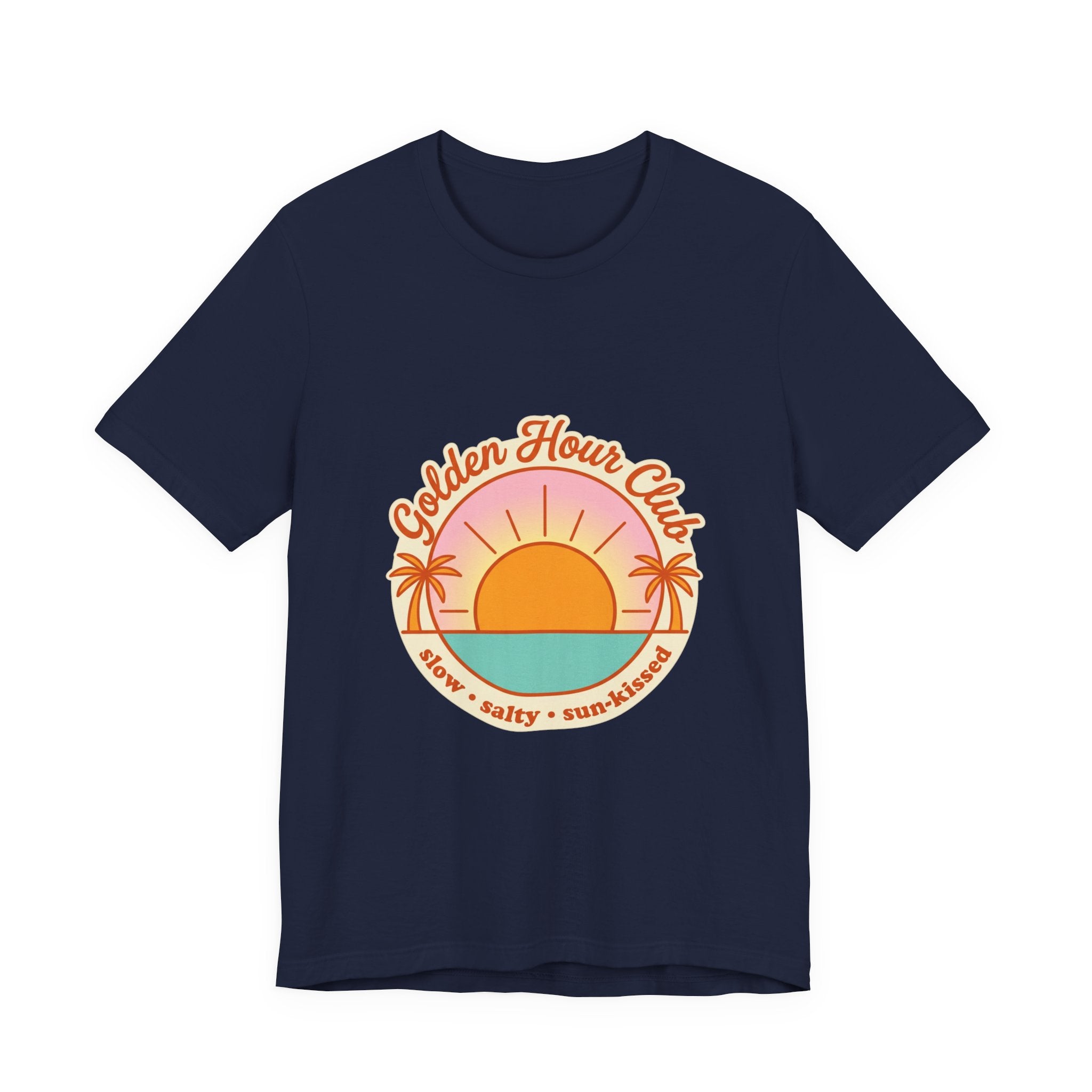 Golden Hour Club T-Shirt | Sommer-Ästhetik, Küsten-Vibes