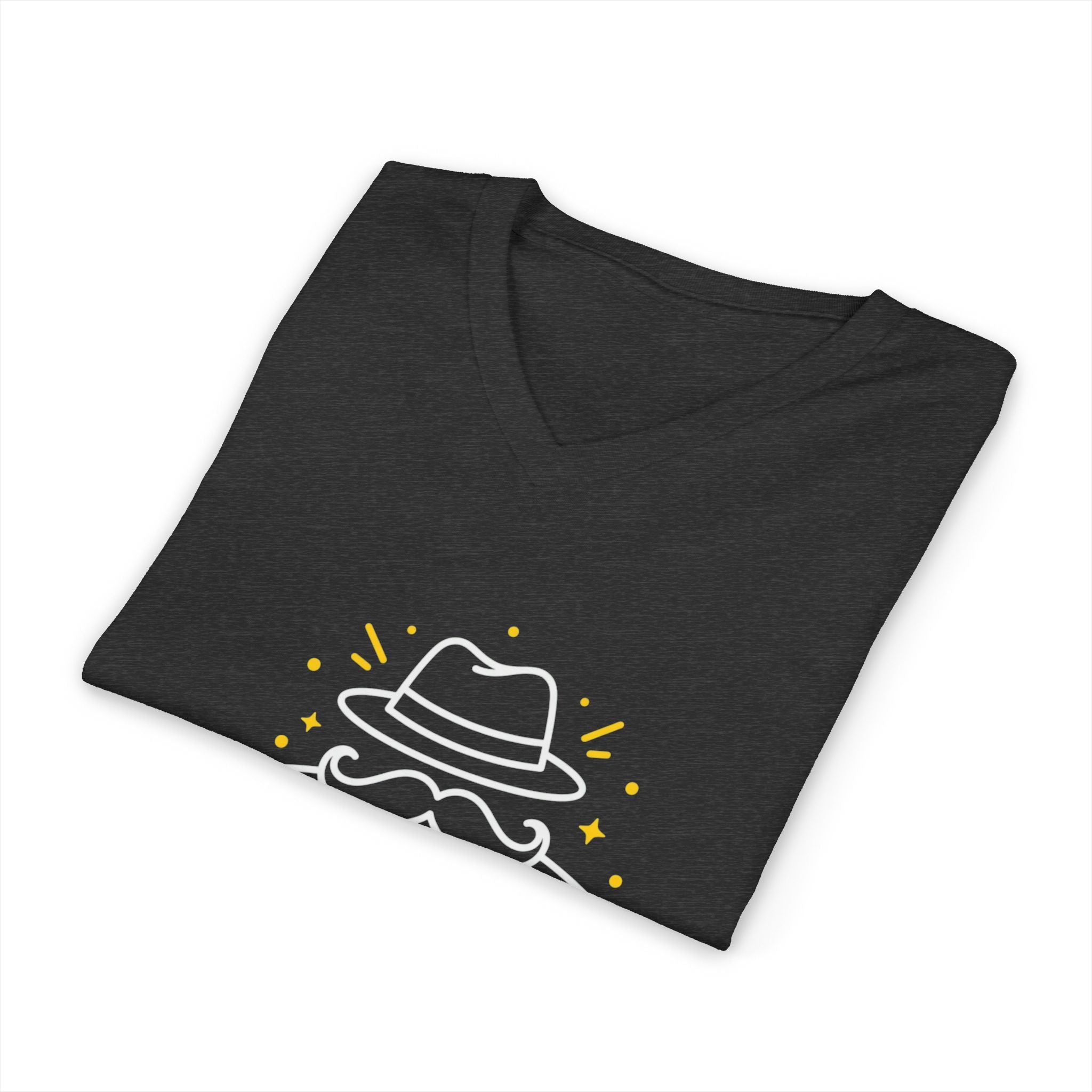 V-Ausschnitt-T-Shirt