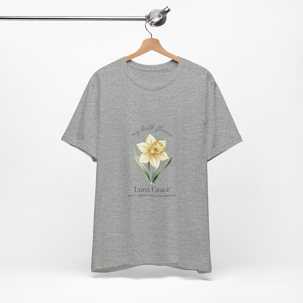 Personalized Botanical Watercolor, Custom Name