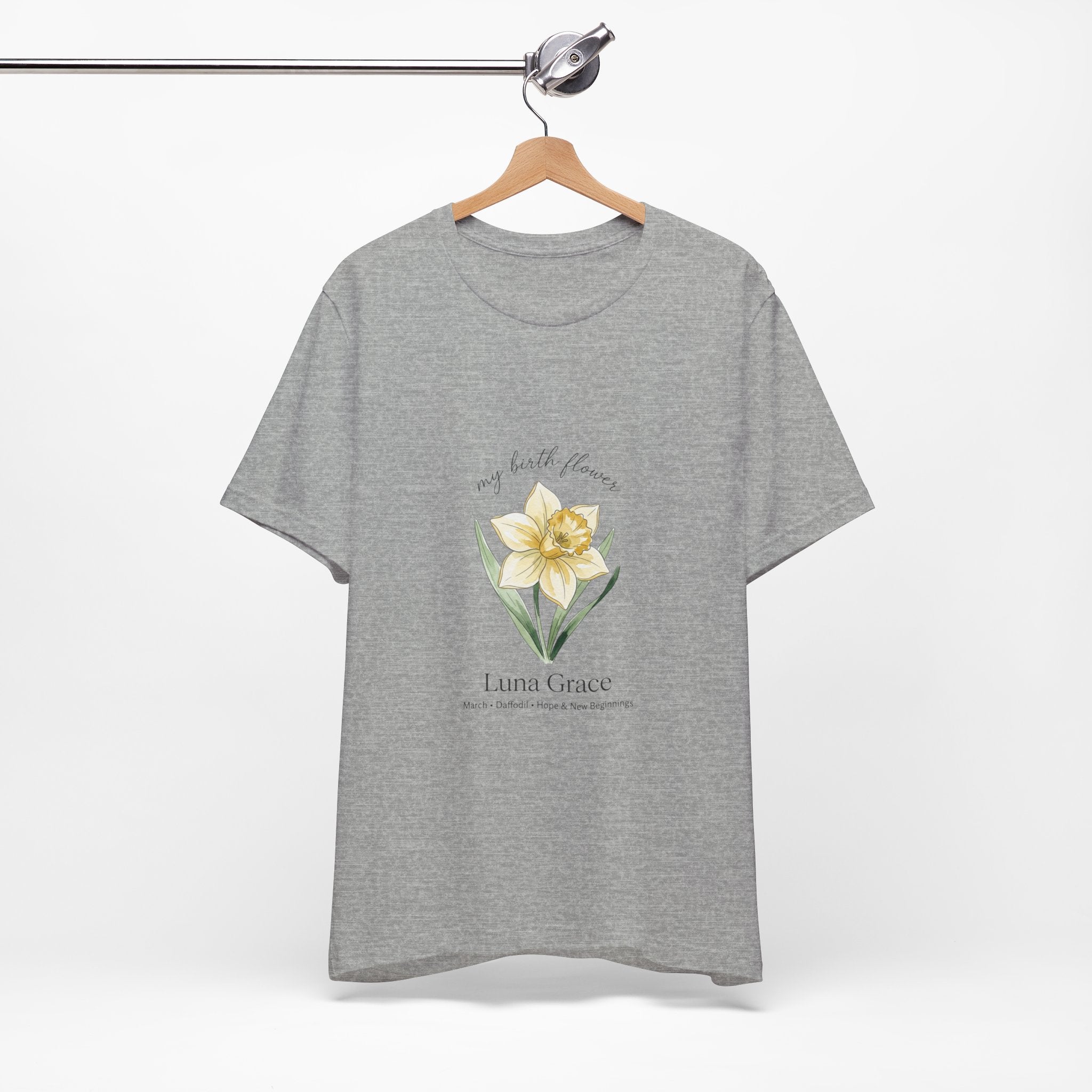Personalized Botanical Watercolor, Custom Name