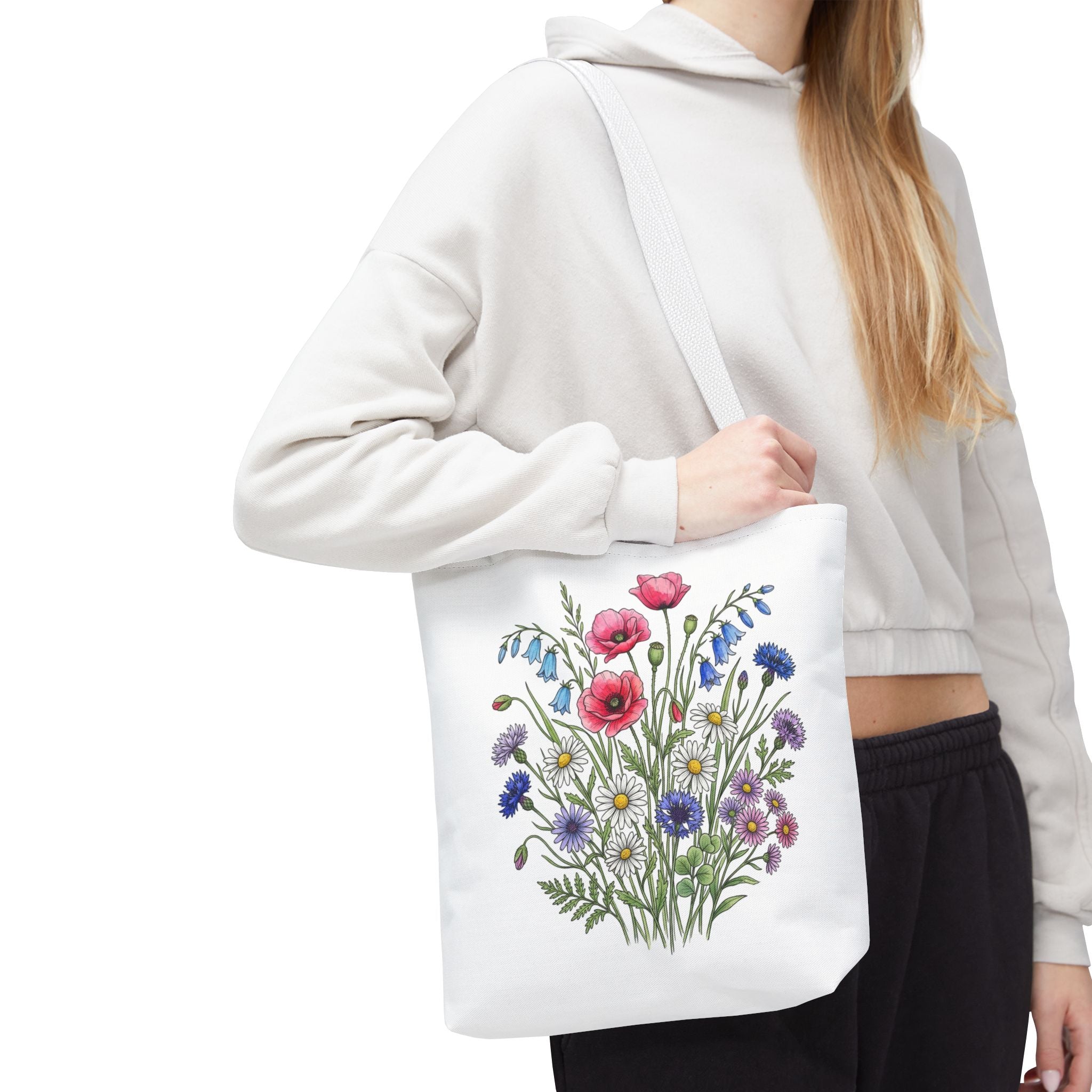 Floral Wildflower tote bag