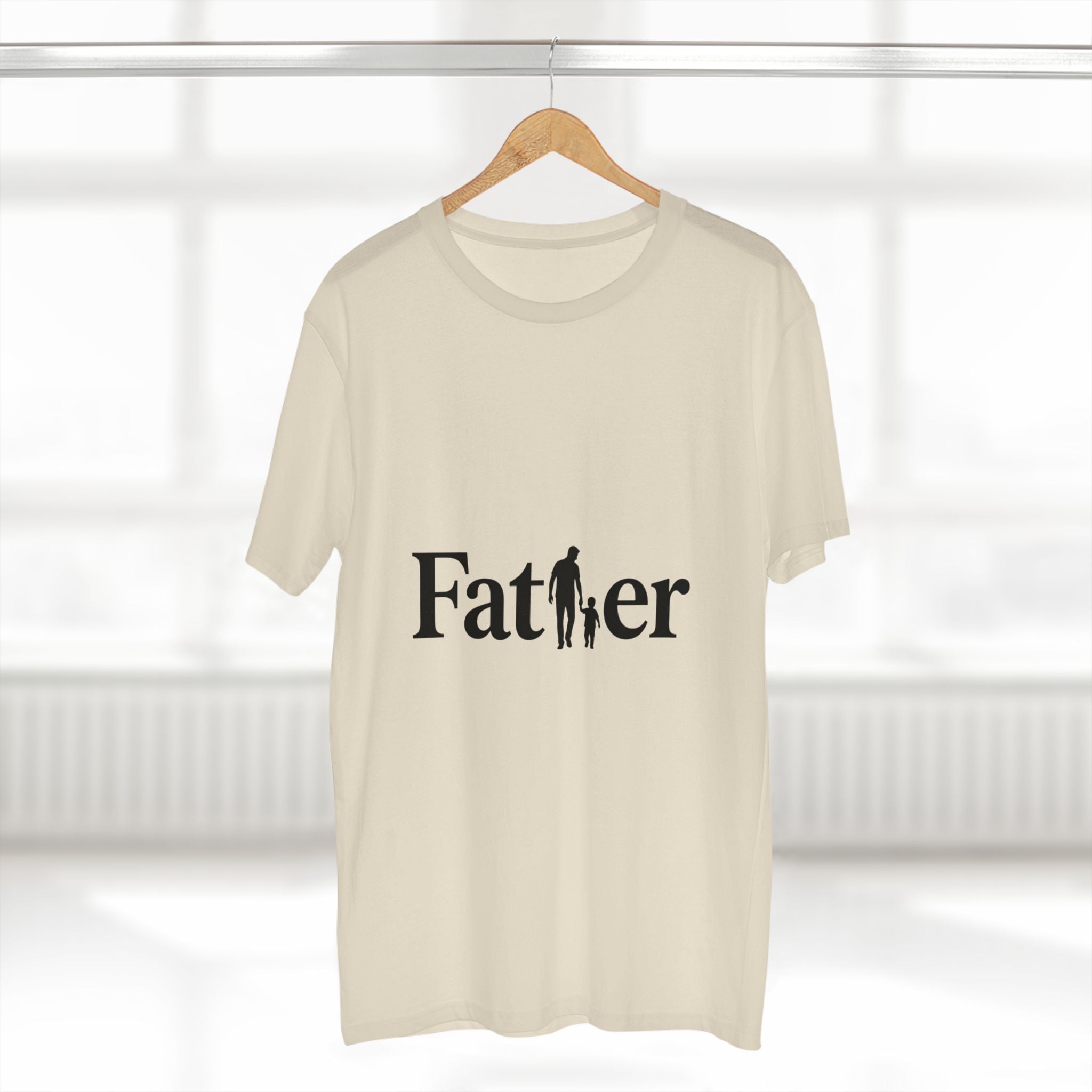 Father Tee — Silhouette Dad & Child Graphic Shirt