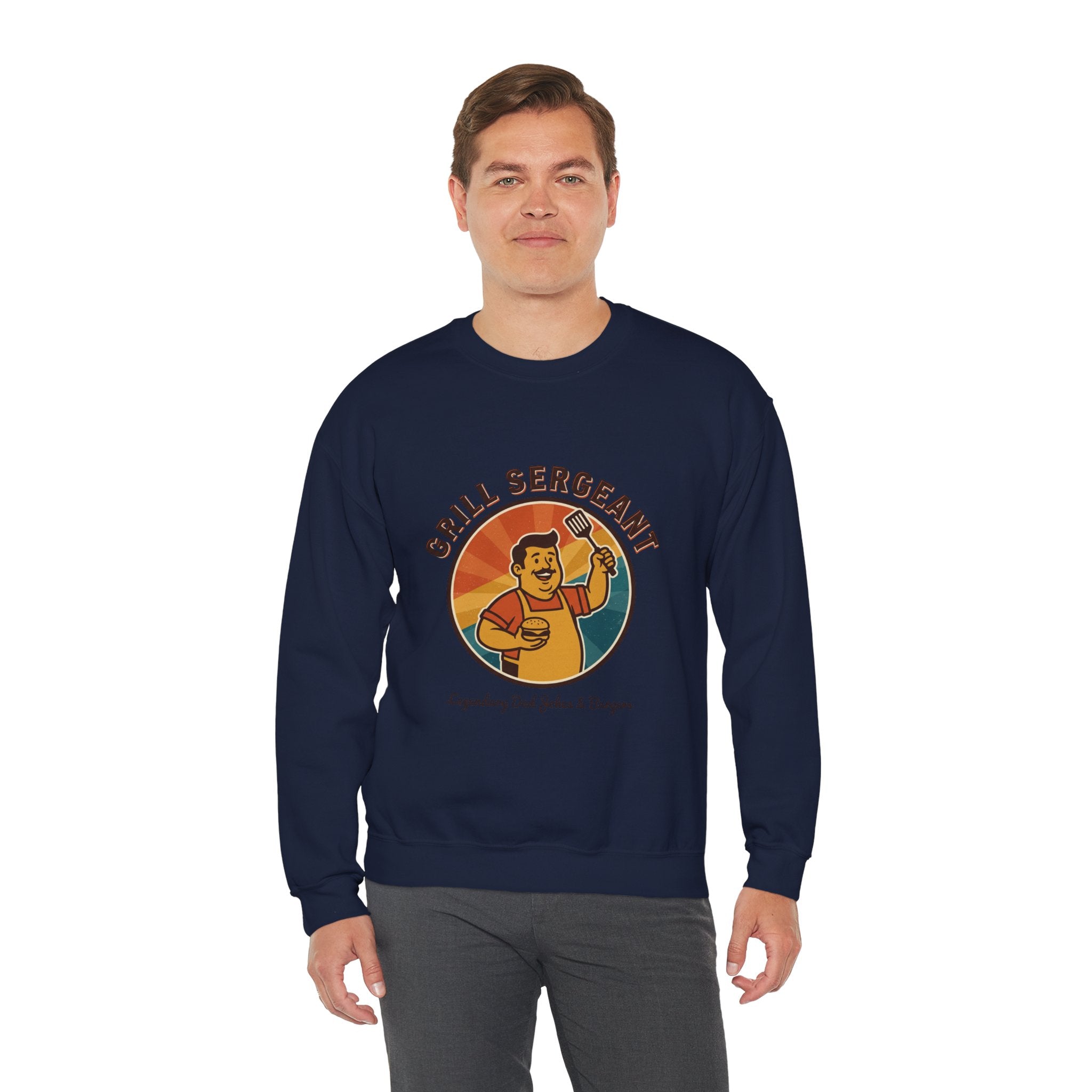 Grill Sergeant Sweatshirt | Father’s Day, Retro Outdoorsy Dad
