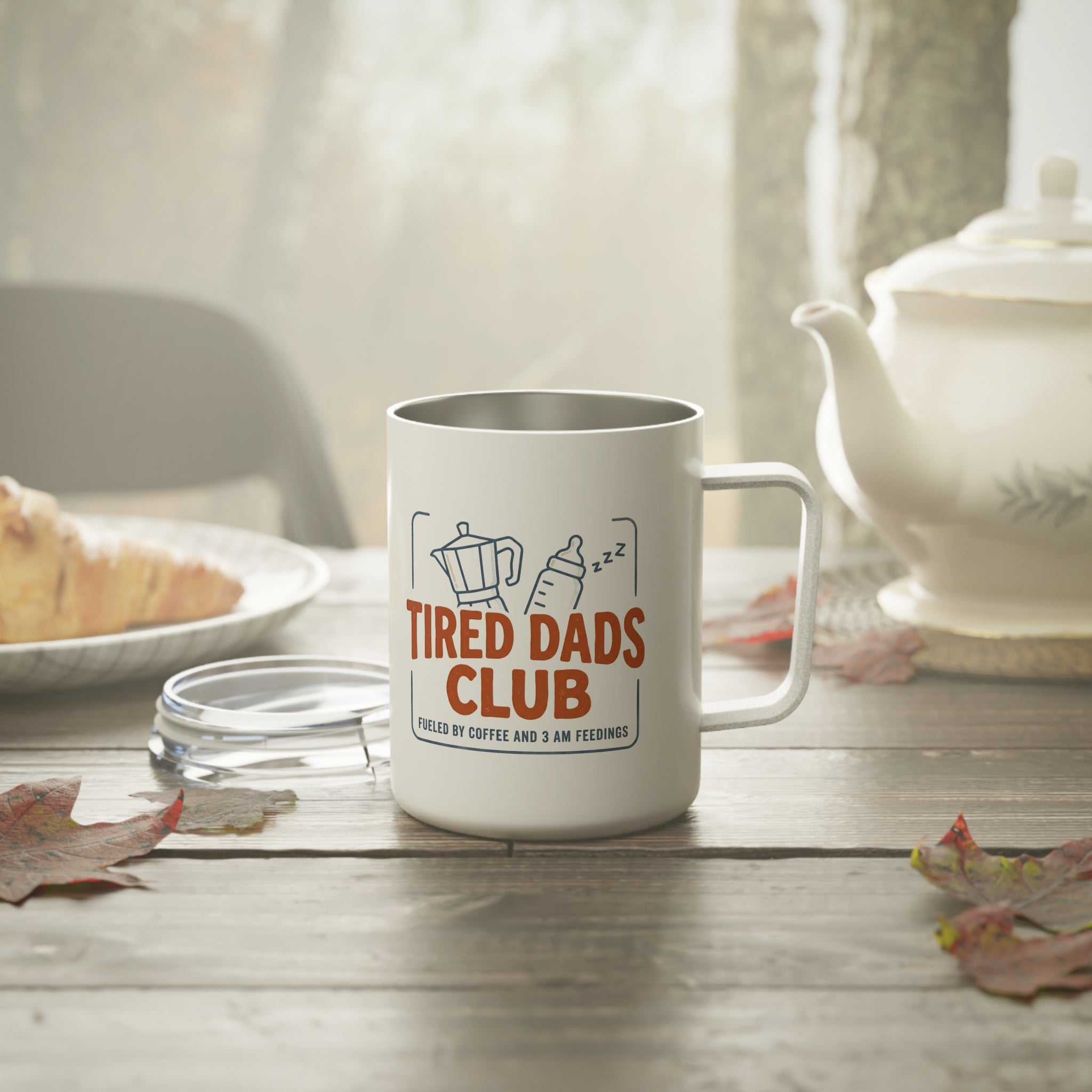 Kaffeetasse für müden Papa