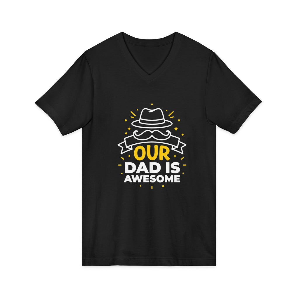 V-Ausschnitt-T-Shirt