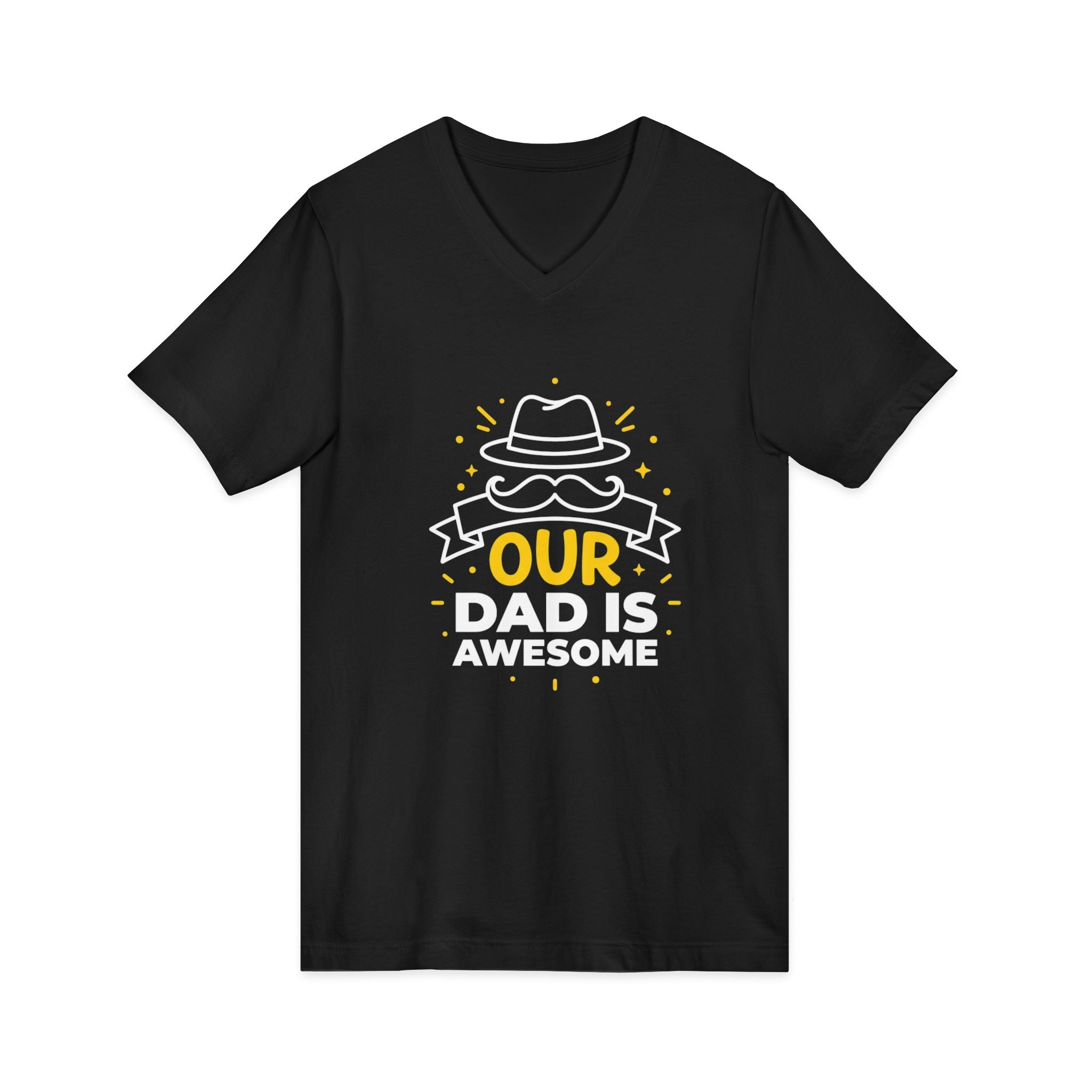V-Ausschnitt-T-Shirt